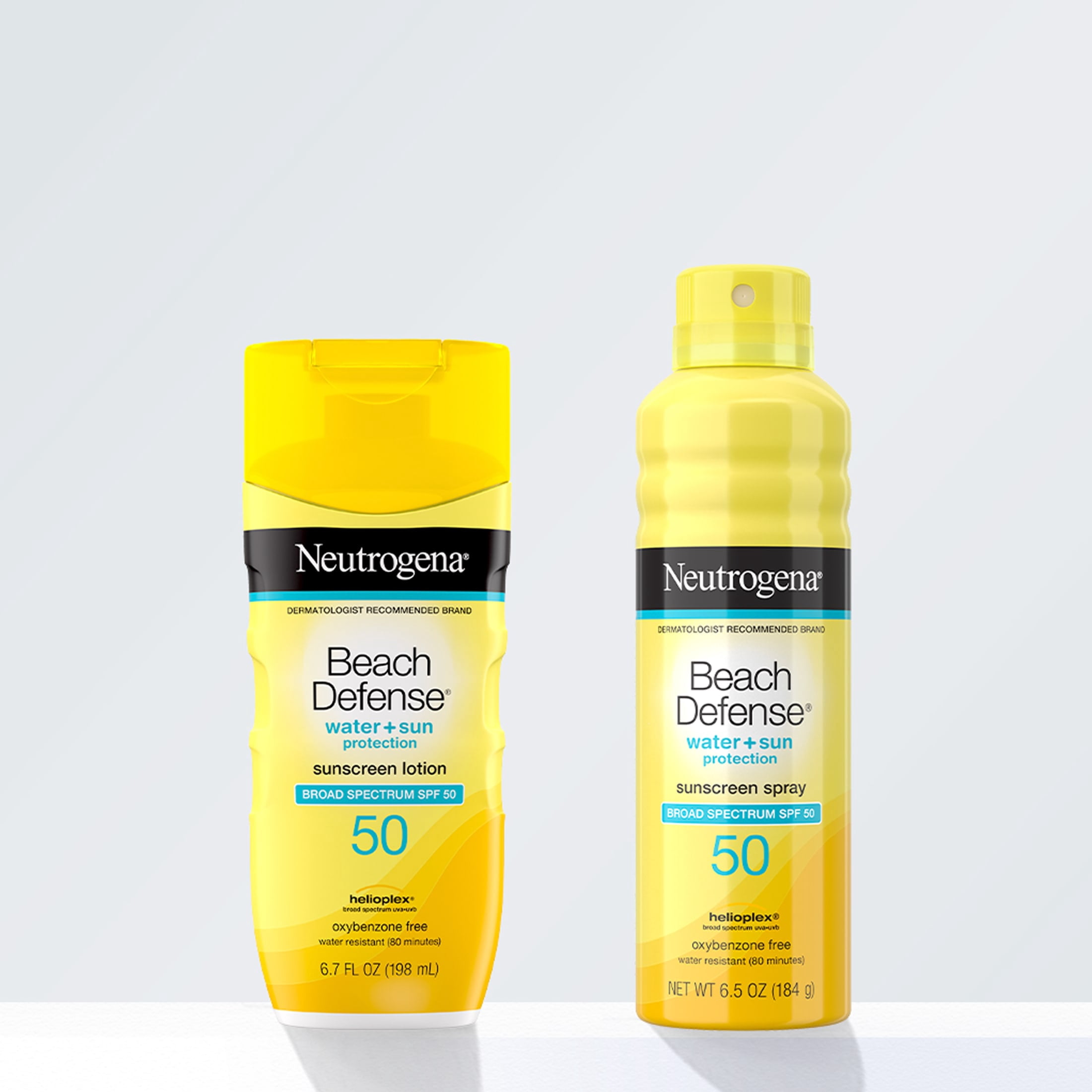 Neutrogena Beach Defense Sunscreen Lotion SPF 50, Broad Spectrum UVA/UVB Protection (6.7 fl oz) 8jfjs