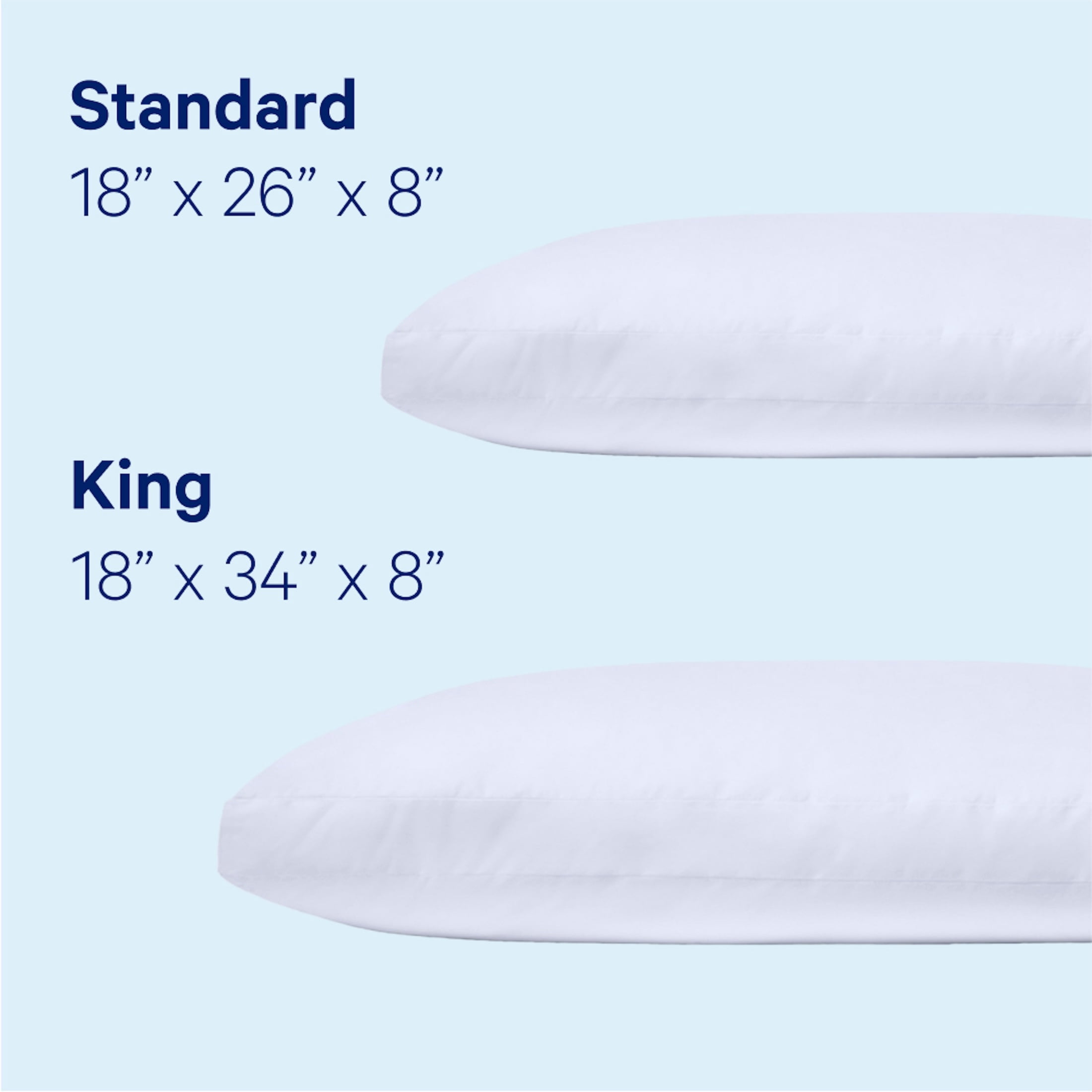 Casper Sleep Essential Pillow, Breathable Down Alternative Support (White, Standard) 4yk5k