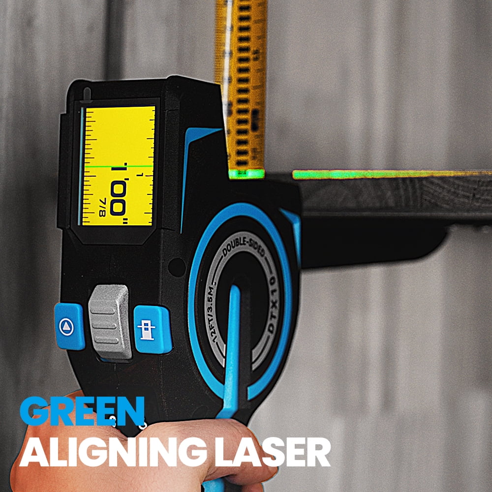 Mileseey DTX10 3-in-1 Digital Laser Tape Measure with Auto-Lock (Blue, 330 ft) ltyi6