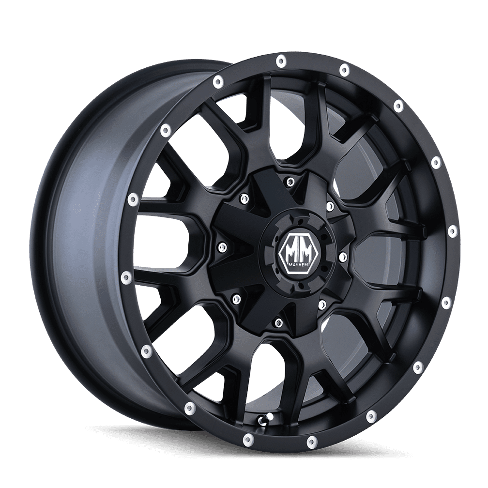 Carbon Express Mayhem Warrior 20x9 Wheel (Matte Black, 6x135/6x139.7 Bolt Pattern) kojh6