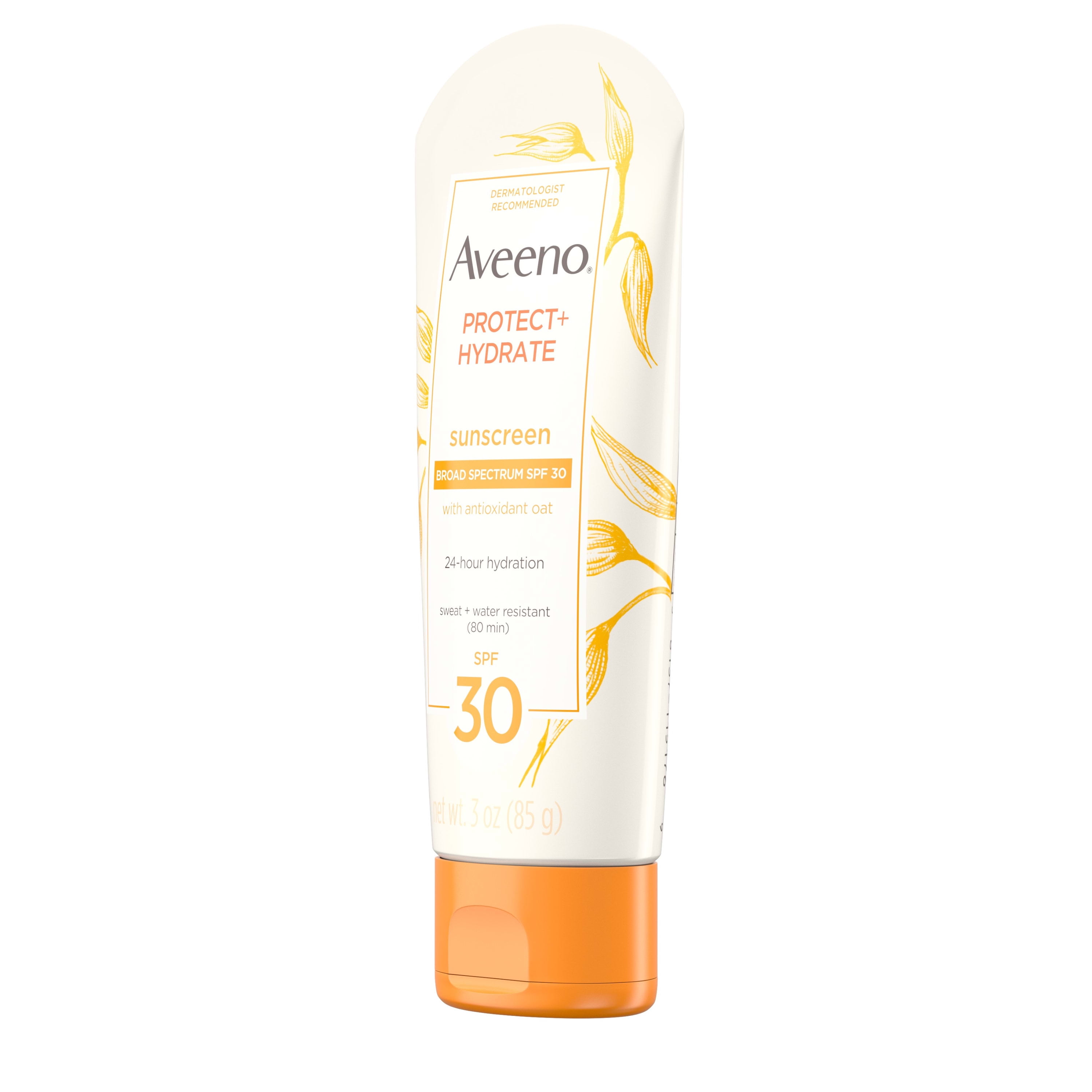 Aveeno Protect + Hydrate Face Sunscreen Lotion with Broad Spectrum SPF 30 (3 oz) mgjo5