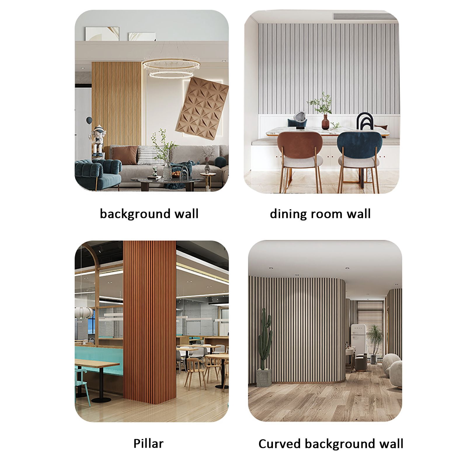 Lifeuping Peel and Stick Wood Slat Wall Panels, Self-Adhesive Flexible Vinyl Wall Decor for Farmhouse Interior (Brown, 15.75 in x 118.11 in) 78erx