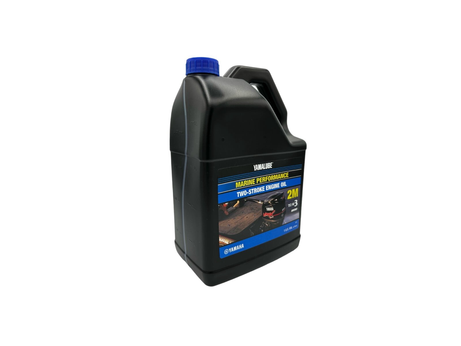 Yamaha Yamalube 2M Marine Semi-Synthetic 2-Stroke Outboard Engine Oil (32 fl oz) azdjl