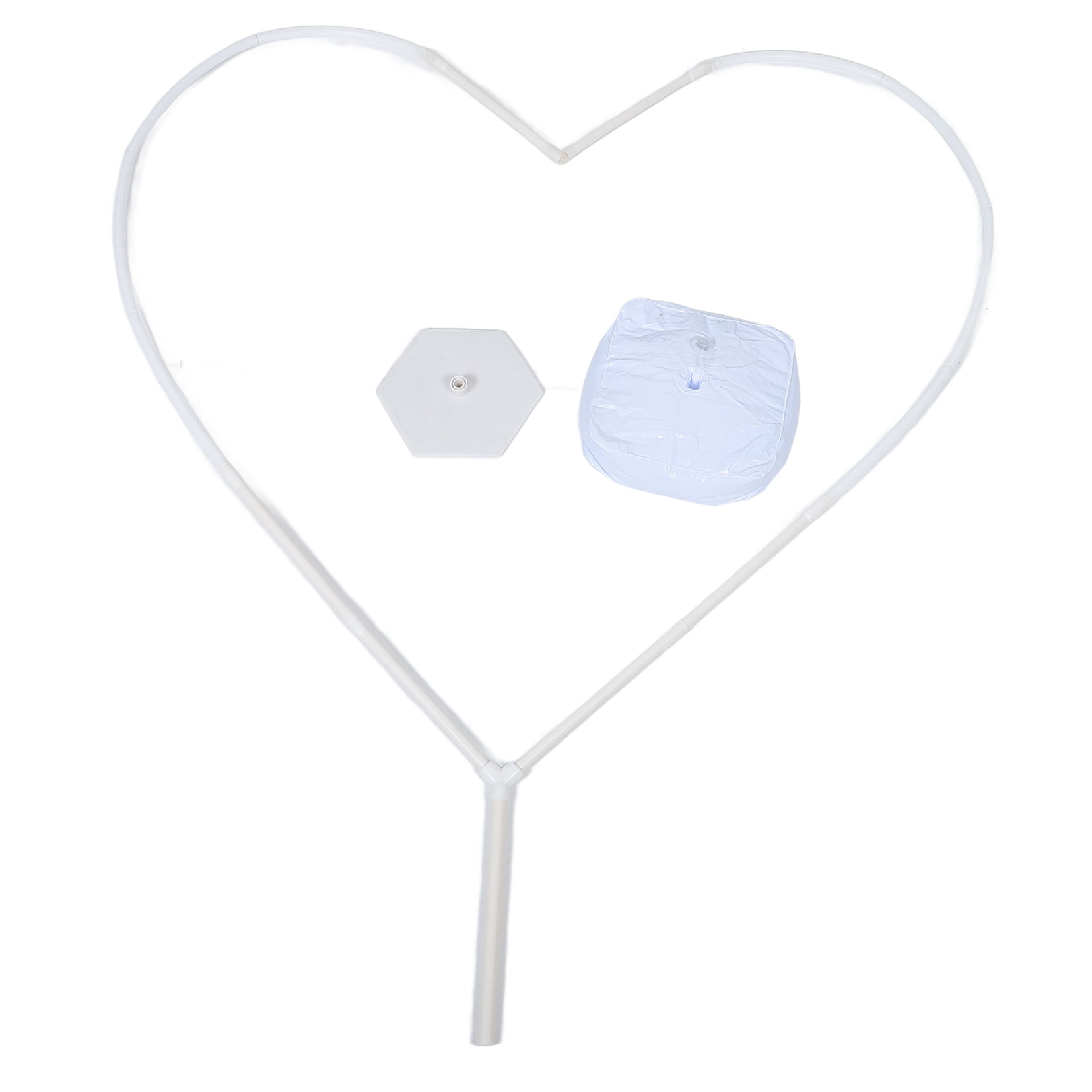 Toyvian Balloon Arch Kit for Weddings and Parties, Adjustable Plastic Stand (White, 1 Set) j2eqx