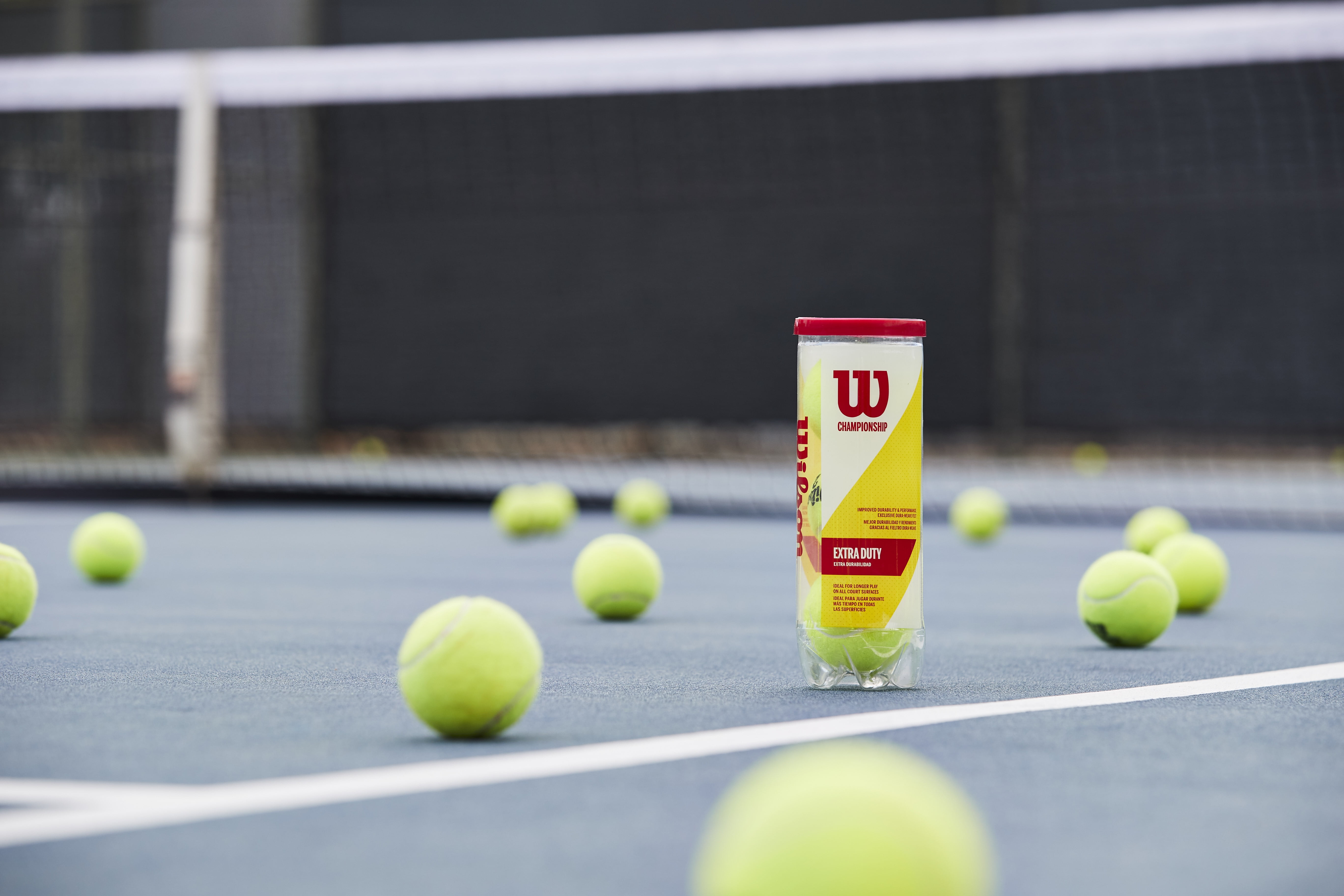 Wilson Championship Extra Duty Tennis Balls (Yellow, 3-Pack) l7hr1