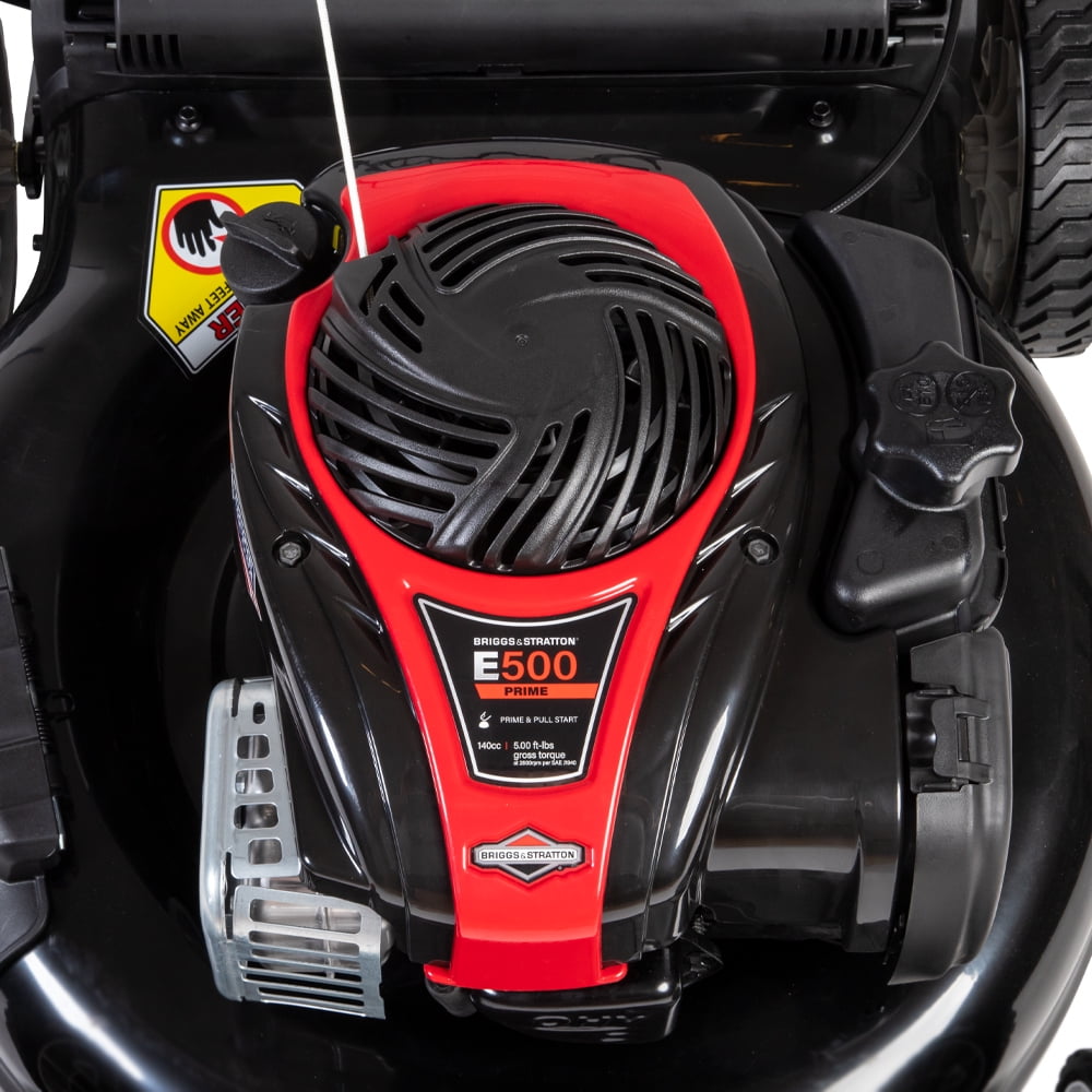 Black Max 21-inch Walk-Behind Push Mower with 140cc Briggs & Stratton Engine (Black, 21 in) uhsu0