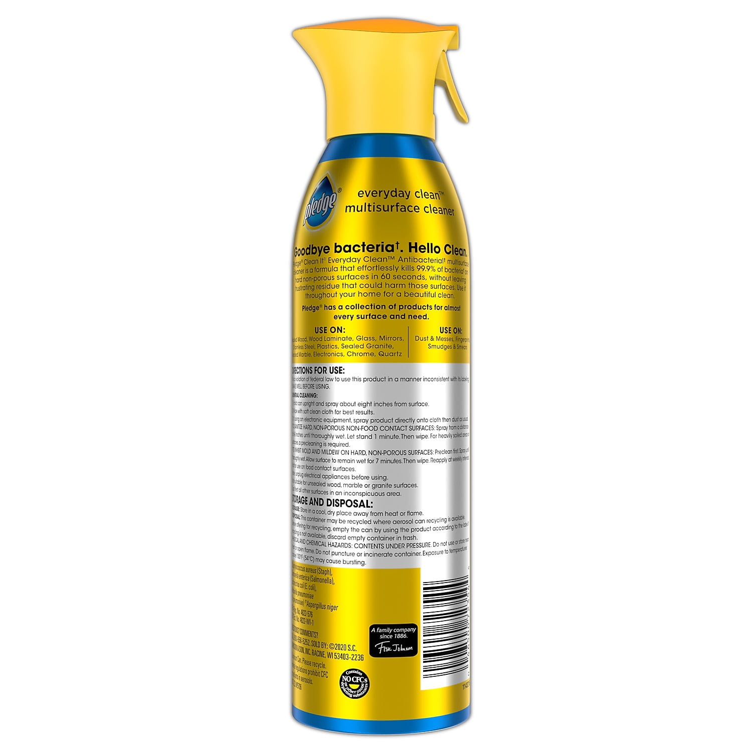 Pledge Everyday Multi-Surface Antibacterial Cleaner, Fresh Citrus Scent (6 Pack, 9.7 oz) khzu8