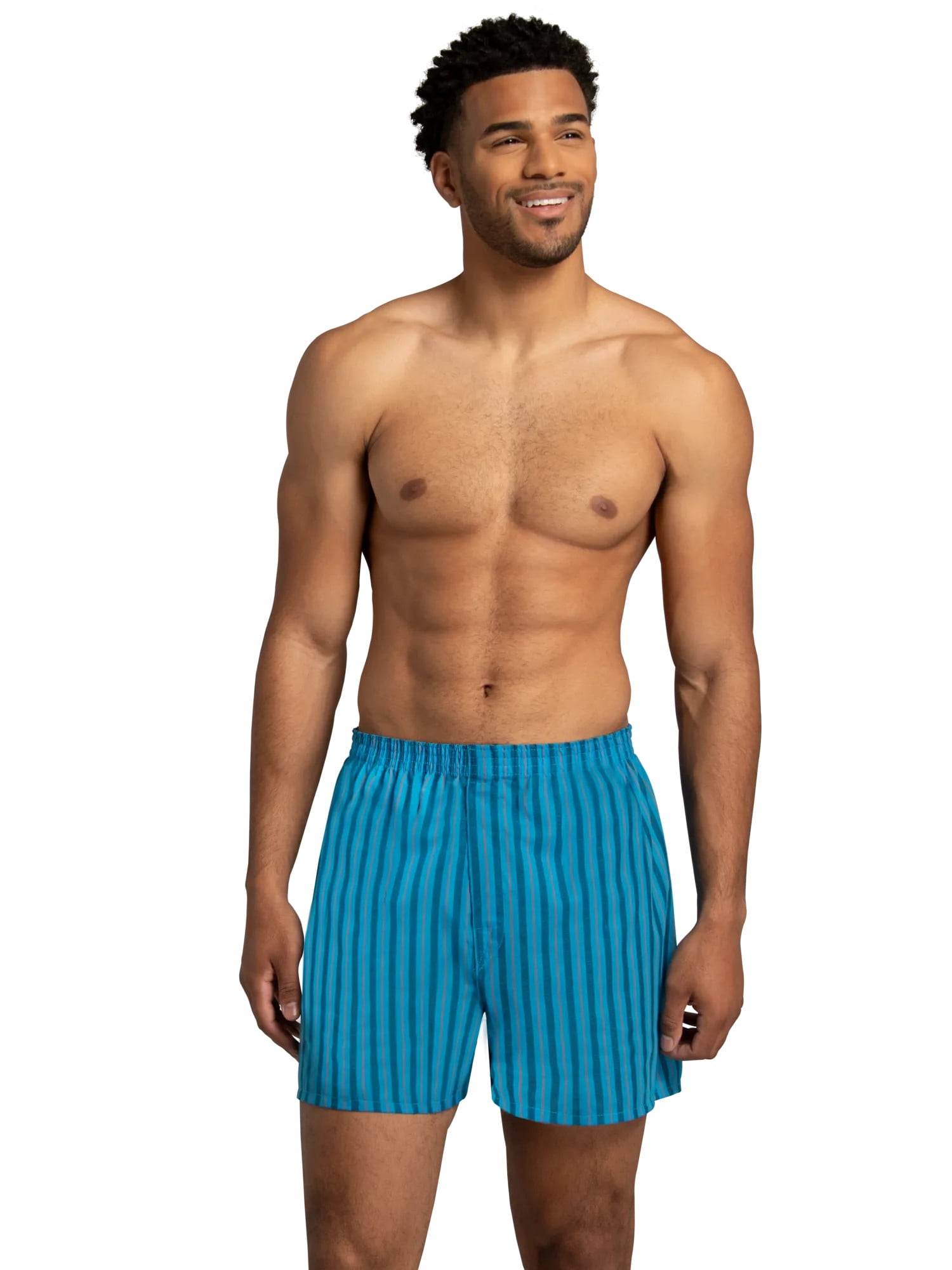 Fruit of the Loom Men's Woven Boxer Shorts (Assorted Colors, 6-Pack) 5jlw0