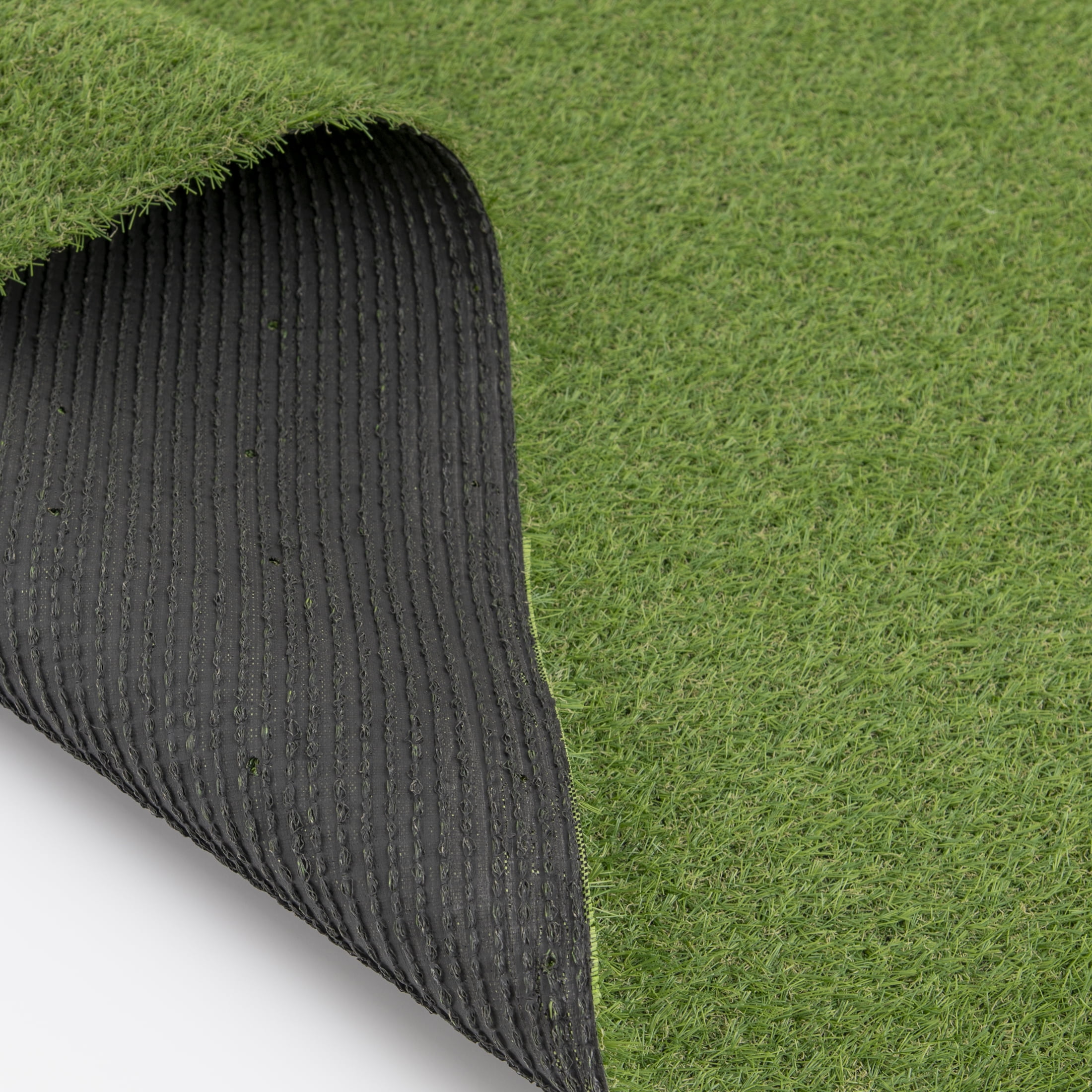 Mainstays Faux Grass Outdoor Rug, Weather-Resistant Synthetic Turf for Patio and Deck (Green, 7 ft x 10 ft) t07h1