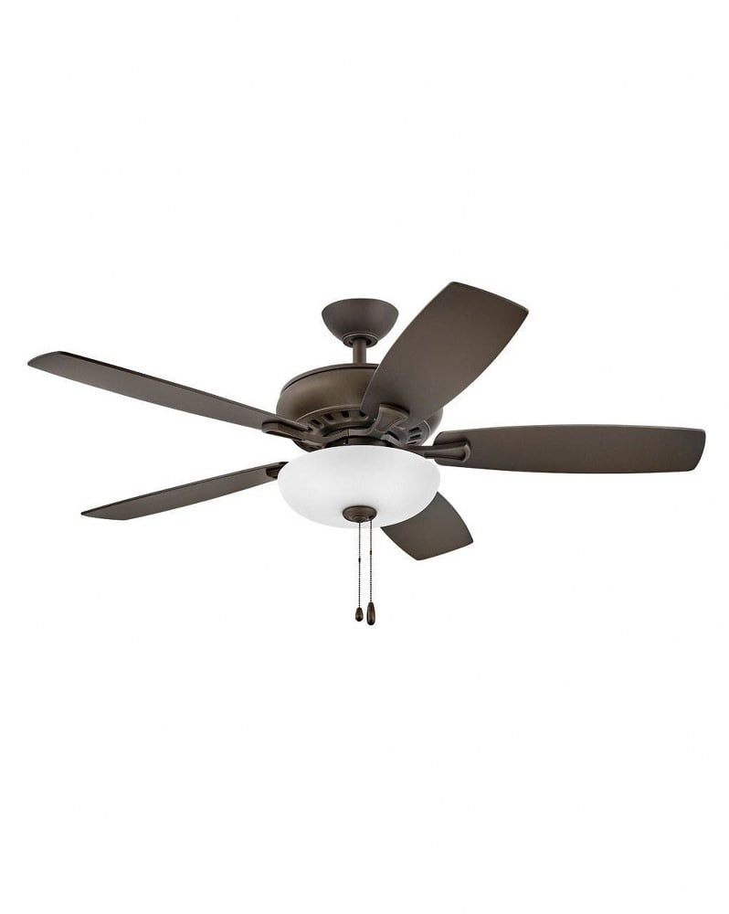 Hinkley Lighting Highland Illuminated Ceiling Fan with Light (Metallic Matte Bronze, 52 in) pnr0f