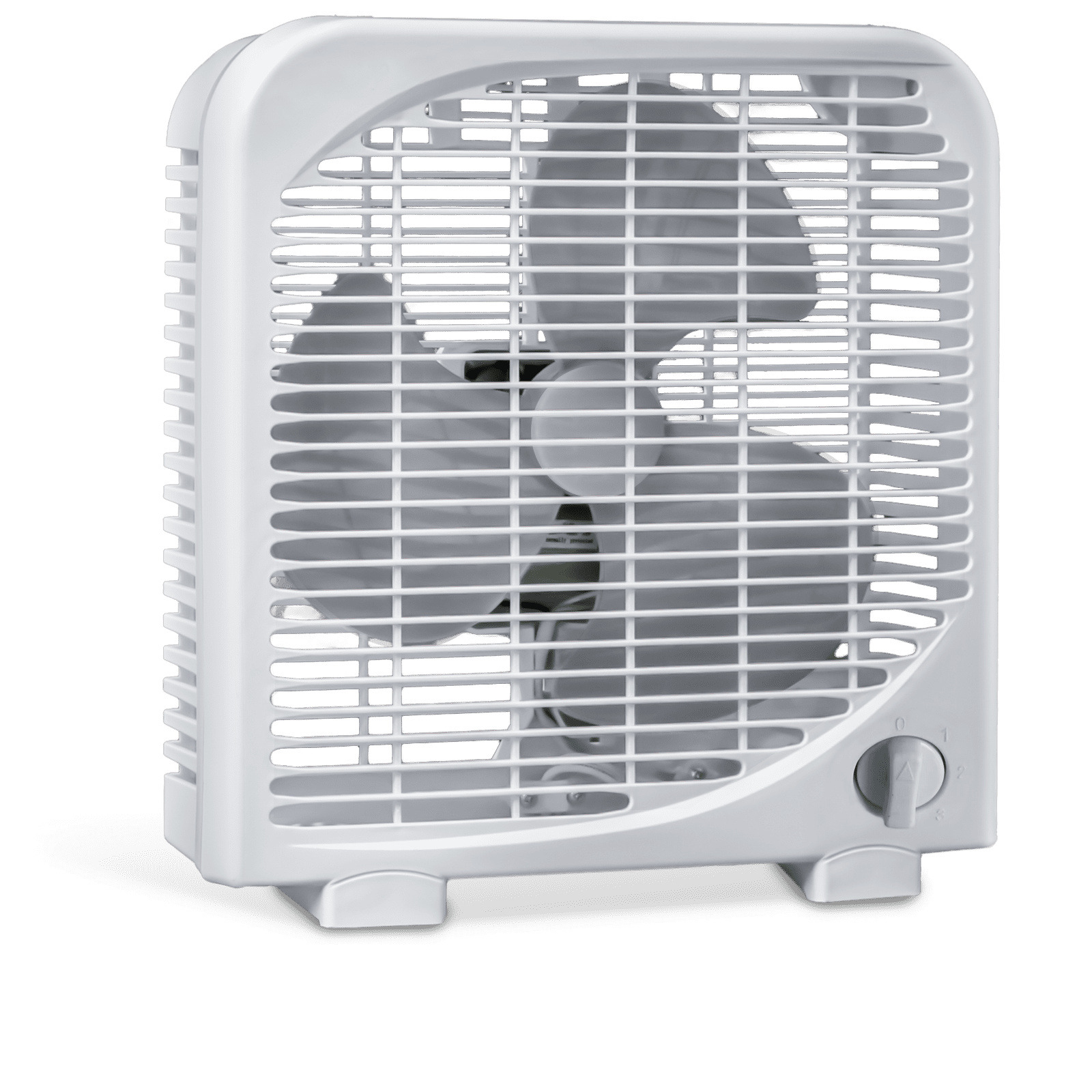 Generic 9-inch Tabletop Box Fan, Quiet Portable Desk Fan with 3 Speeds for Bedroom Office Dorm (9 in) 72m5b