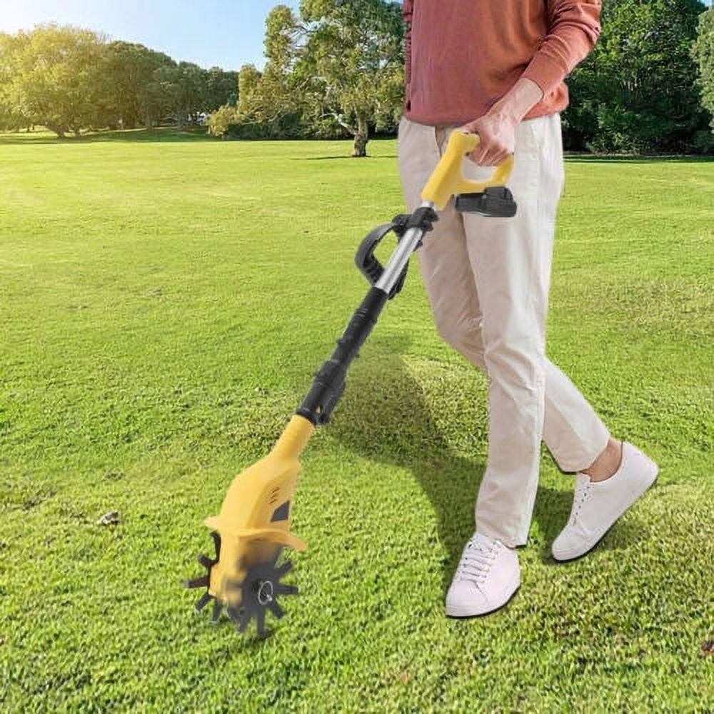 PAKKI 20V Cordless Electric Garden Tiller Cultivator (Black, 5.1 lb) ag50w