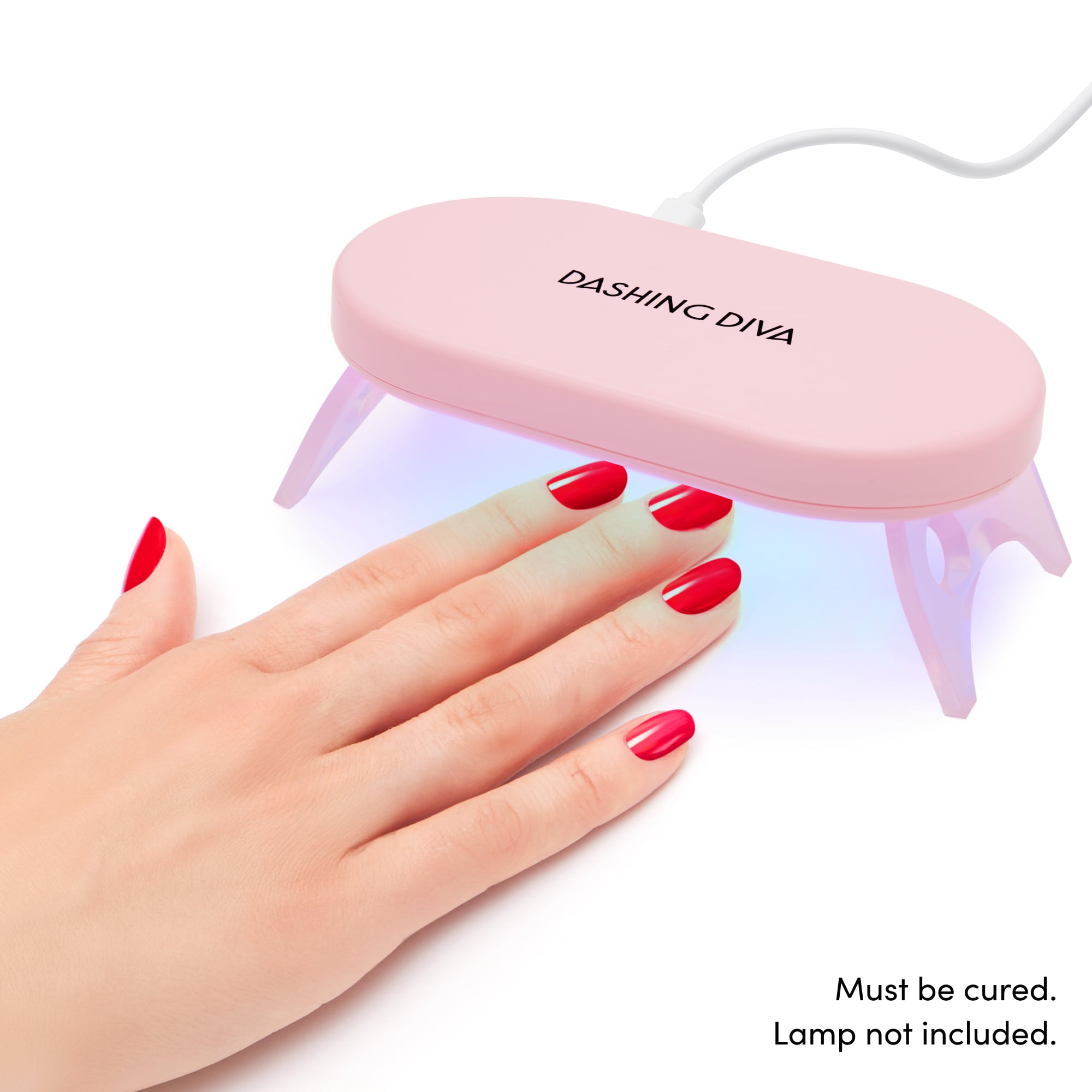 Dashing Diva ONE GEL COLOR Gel Nail Polish, Long-lasting Professional High-shine Finish (Red, 0.34 fl oz) zvq6h
