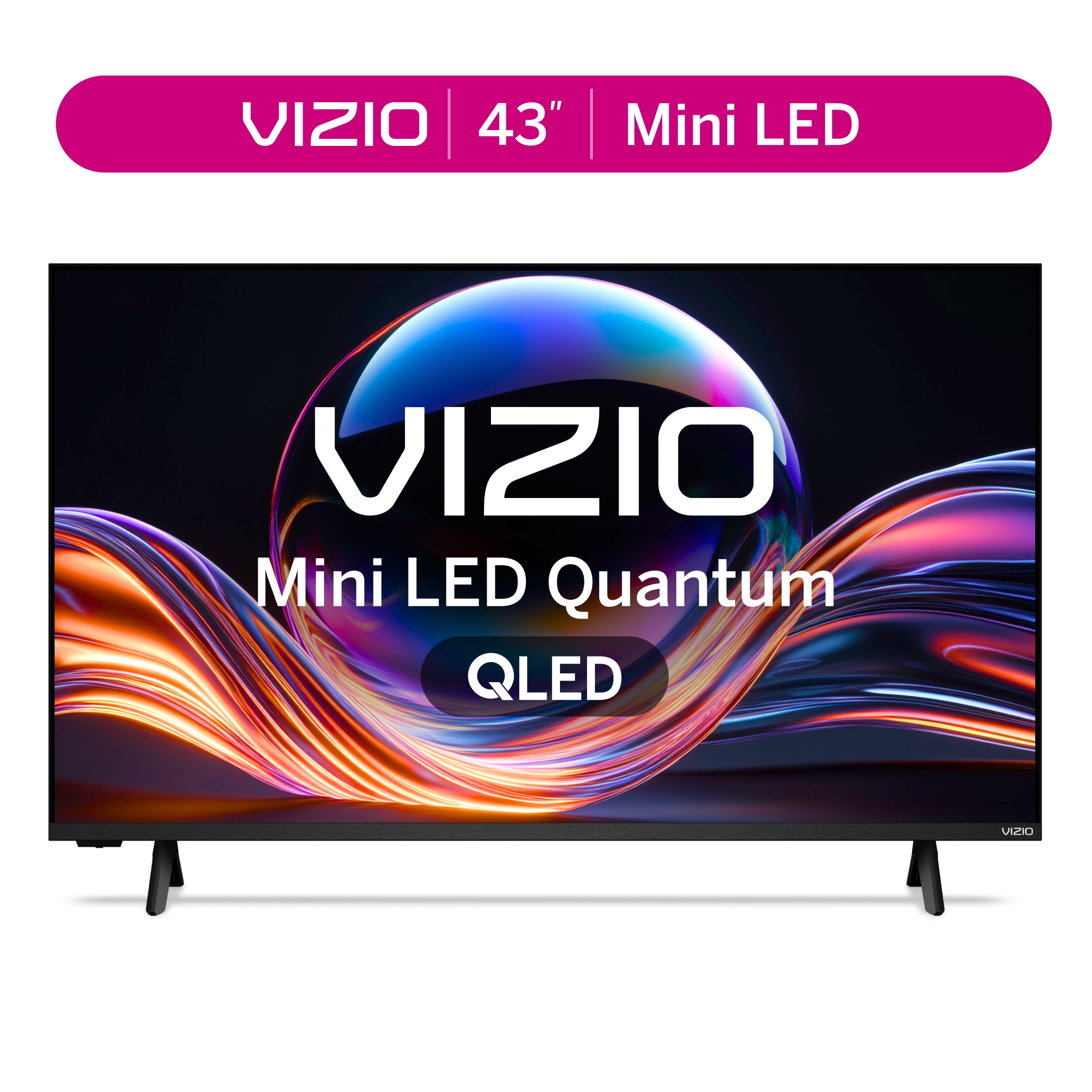 VIZIO 43 in Mini LED Quantum 4K QLED HDR Smart TV (Black, 43 in) te96x