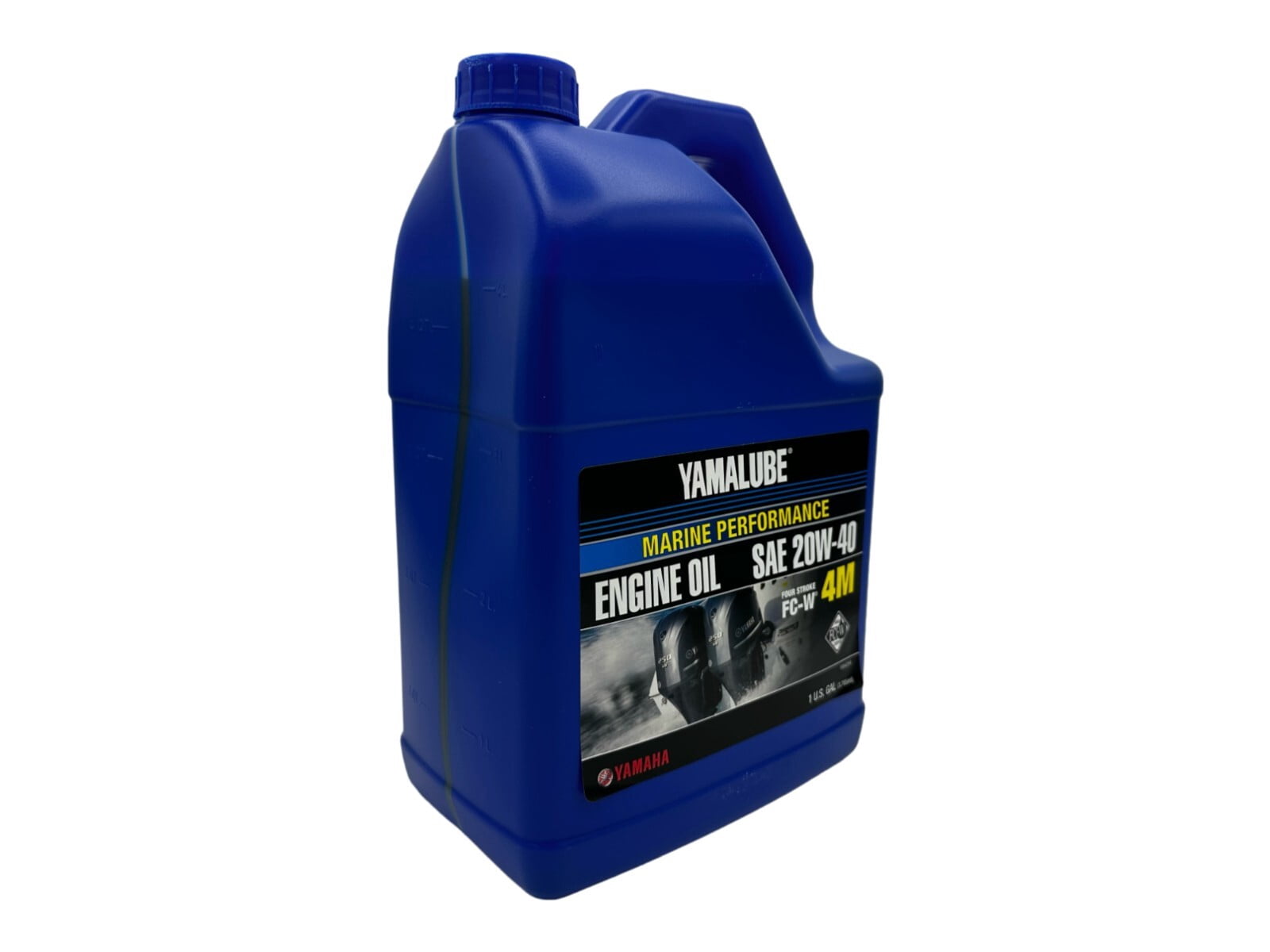 Yamaha Yamalube Marine 20W-40 Engine Oil High-Performance Synthetic Blend (1 Gallon) 93fss