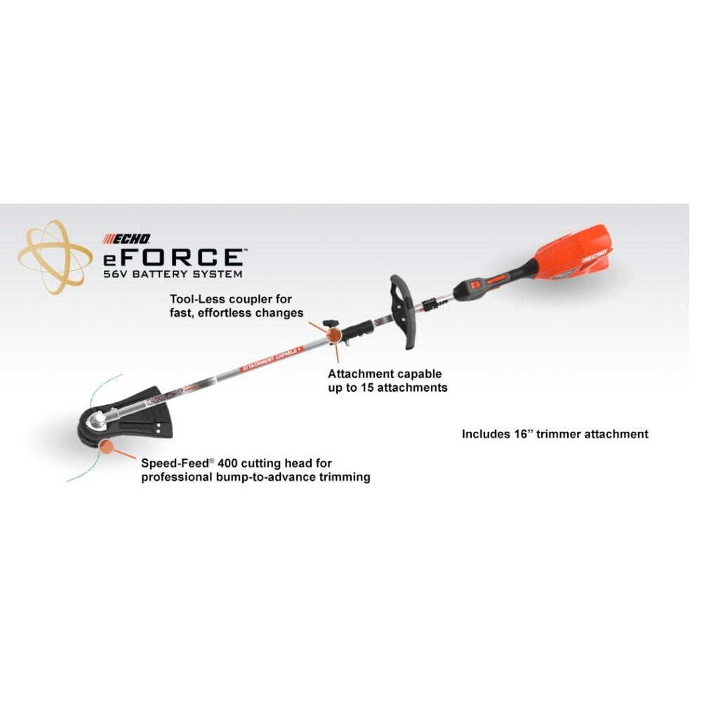 Echo eFORCE 56V Attachment Capable String Trimmer Kit (1 Pack) k3jga