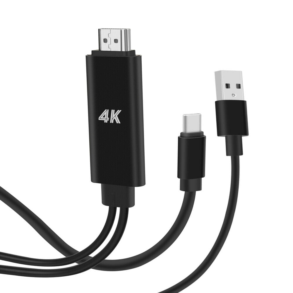 UZID USB-C to 4K HDMI Adapter for iPad 10.9 in and 11 in (2022-2025) Video Display Converter with Charging Port d96j6