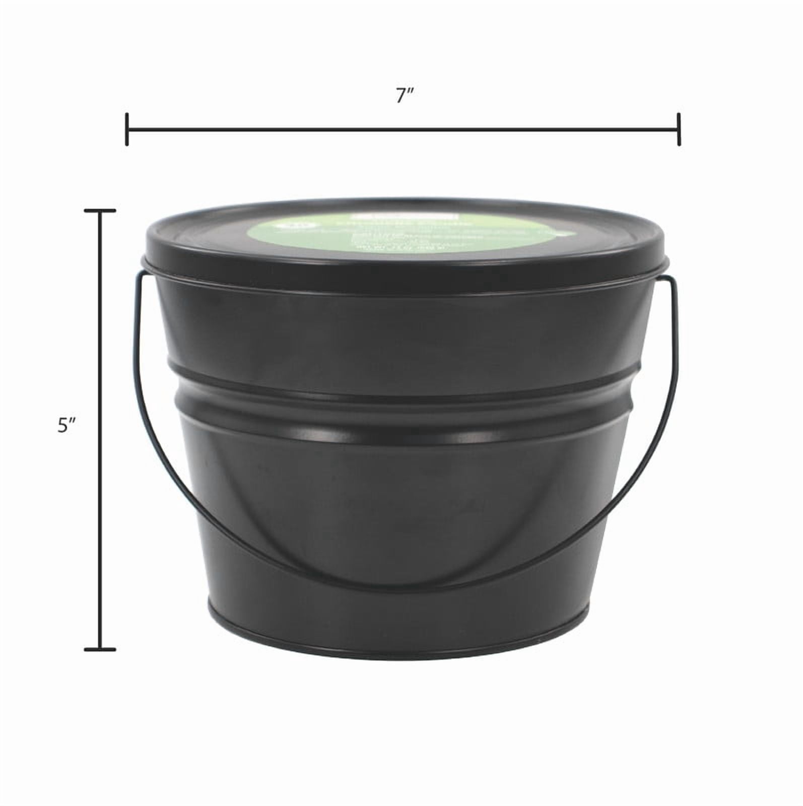 Mainstays Outdoor Citronella Candle Triple Wick Metal Bucket (Silver, 24 oz) 912g4