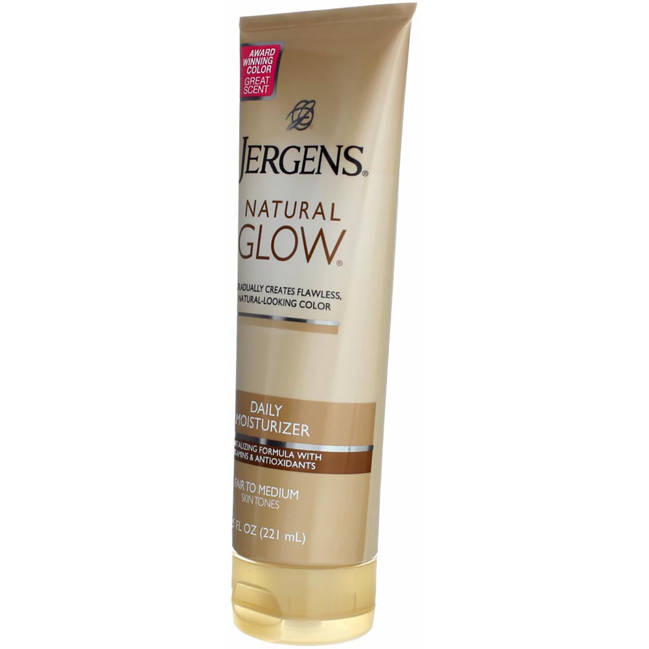 Jergens Natural Glow Daily Moisturizer for Fair to Medium Skin Tones (2 Pack, 7.5 fl oz each) j37je
