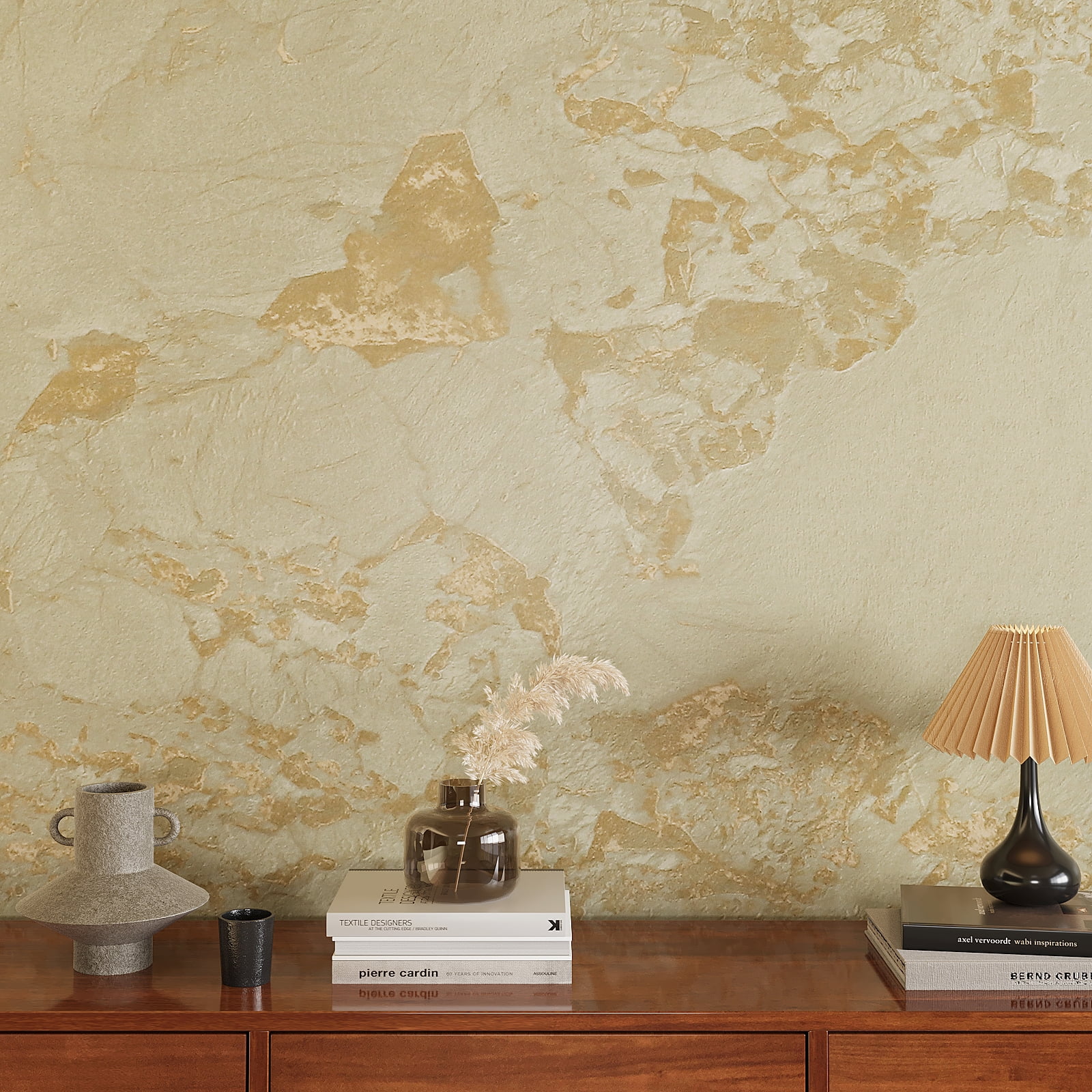 VEELIKE Gold Marble Contact Paper, Waterproof Peel and Stick Vinyl Wallpaper for Kitchen Countertops and Cabinets (Gold, 15.7 in x 118 in) fnx24