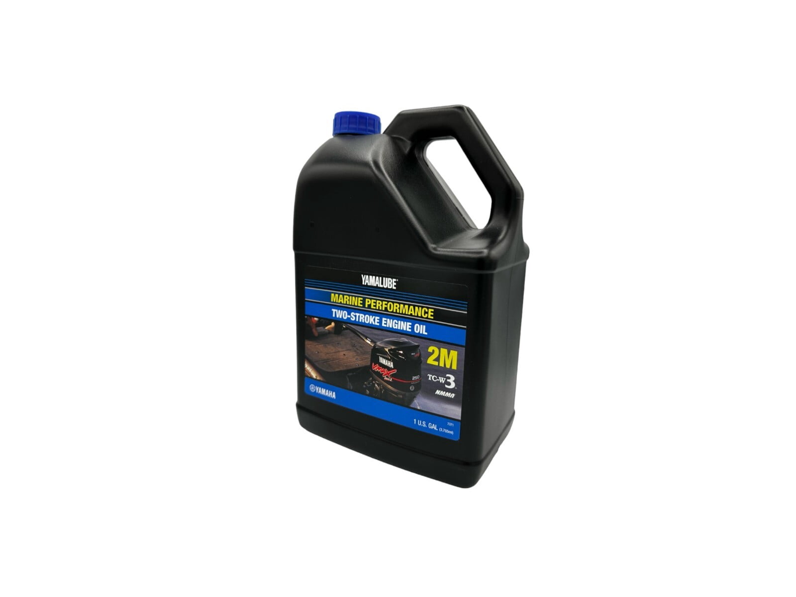 Yamaha Yamalube 2M Marine Semi-Synthetic 2-Stroke Outboard Engine Oil (32 fl oz) azdjl