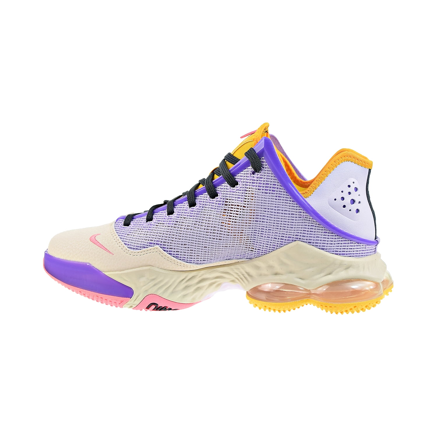 Nike LeBron 19 XIX Low Mismatch Basketball Shoes (Lilac, 7.5) 4luzp