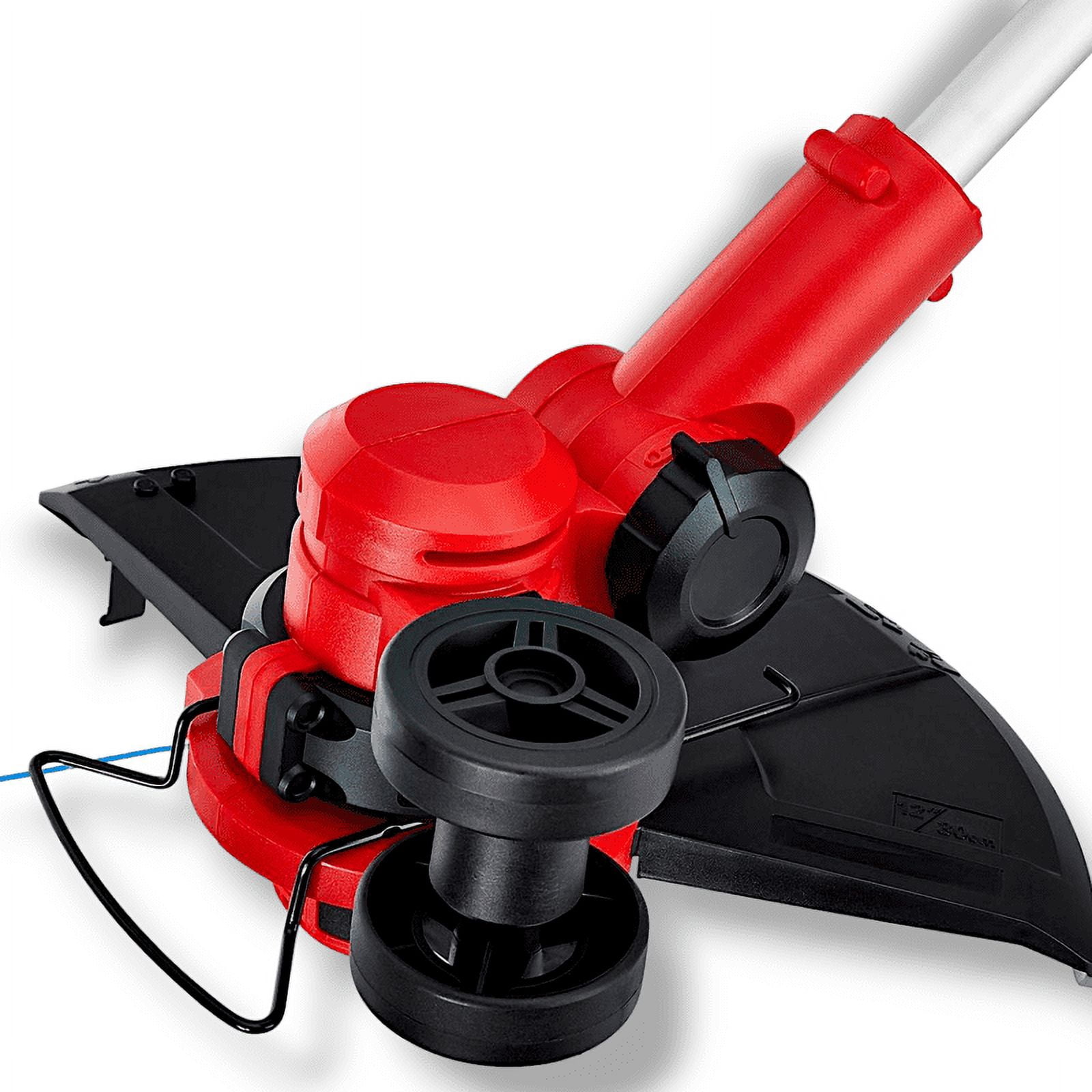 Bauer 12 in. Cordless String Trimmer and Edger, 20V Battery Operated Lawn Weed Cutter (Tool Only) 1rn03