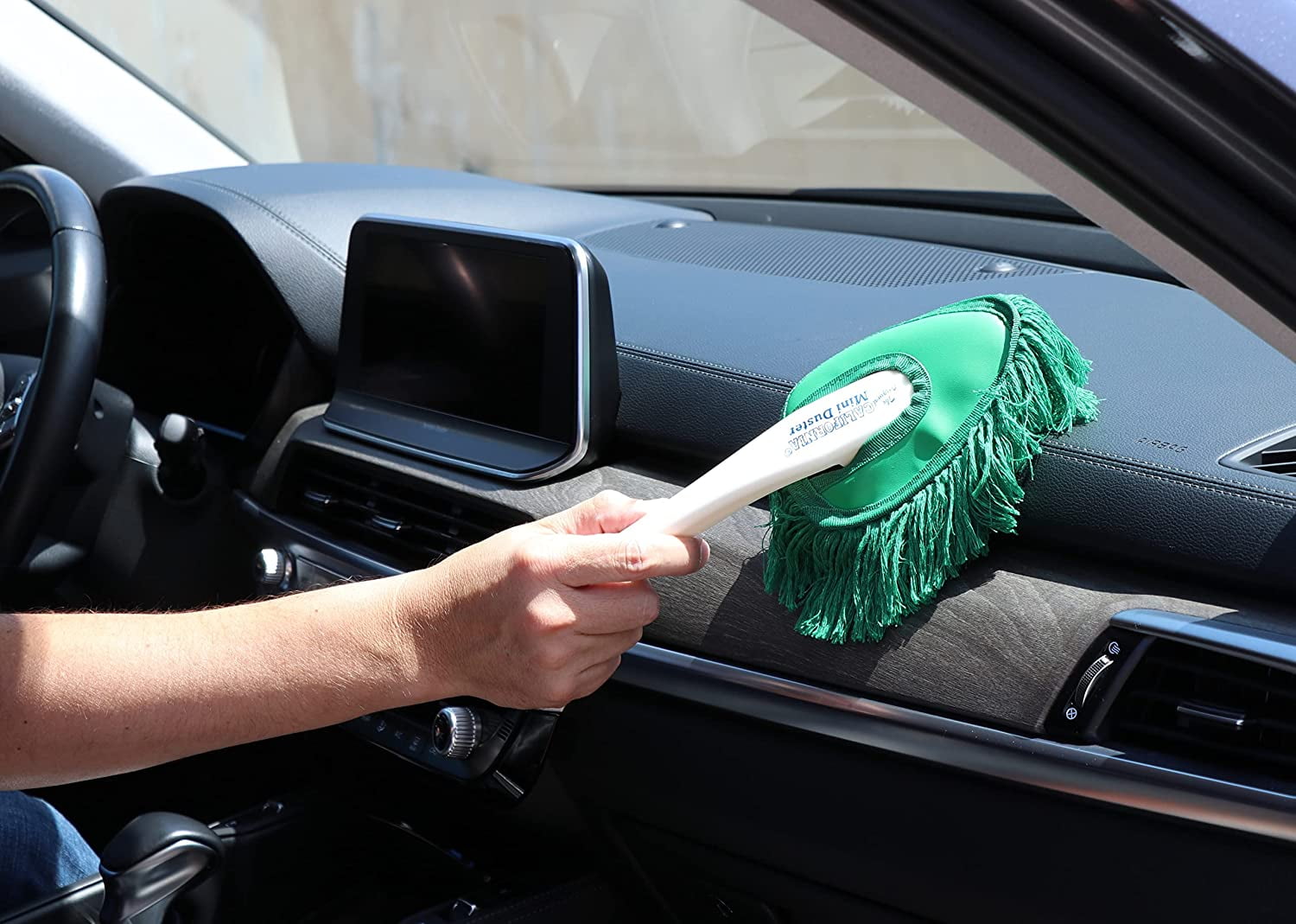 California Car Duster Detailing Combo Set with Plastic Handle (Green, 2-Piece) 5dqd9