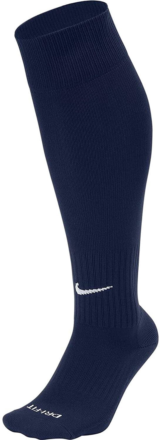 Nike Classic II Cushion Over-the-Calf Football Socks (Midnight Navy/White, Large) s0vu7