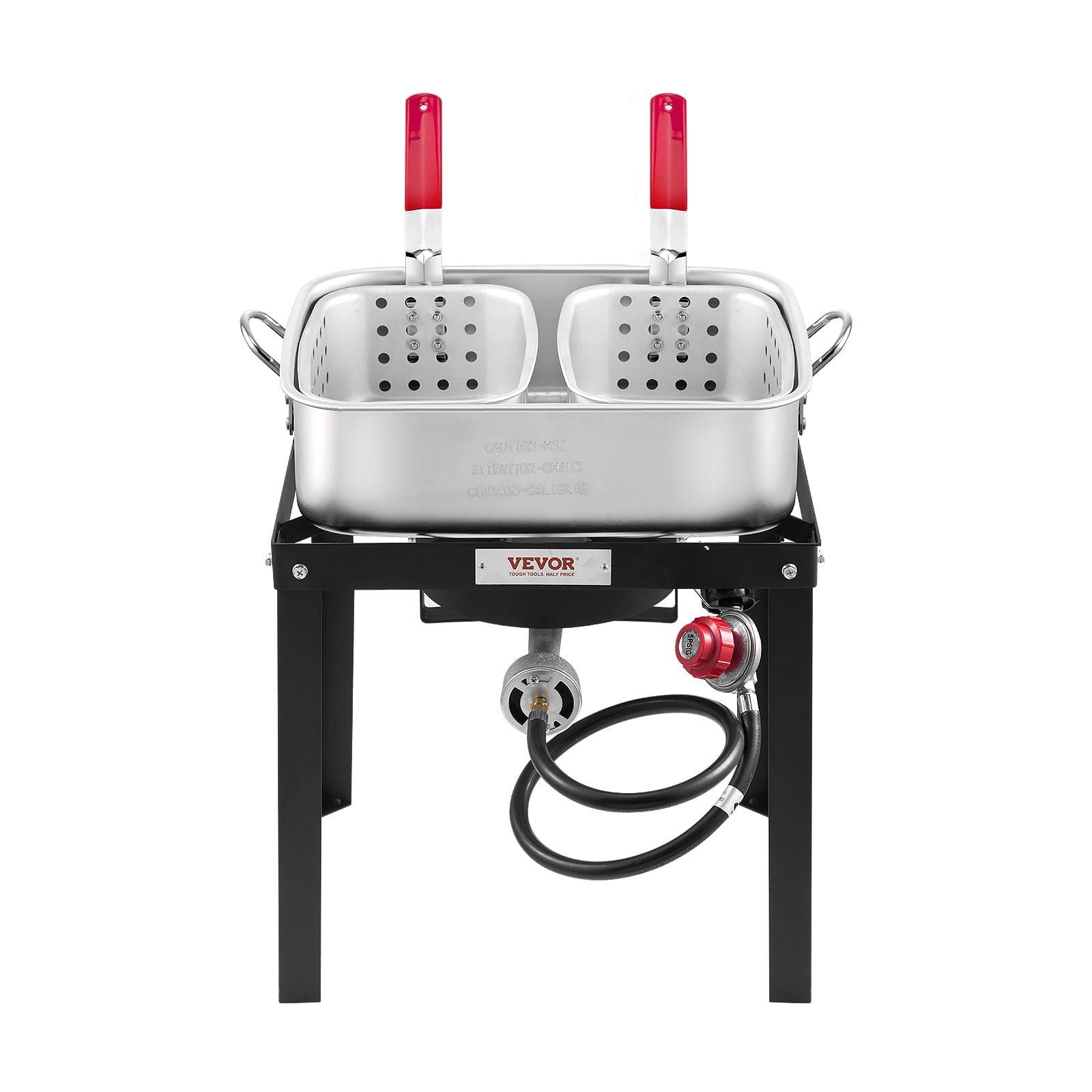 Outdoor Propane Deep Fryer Kit with 2 Baskets (18 Qt) 1p5ka - Image 2