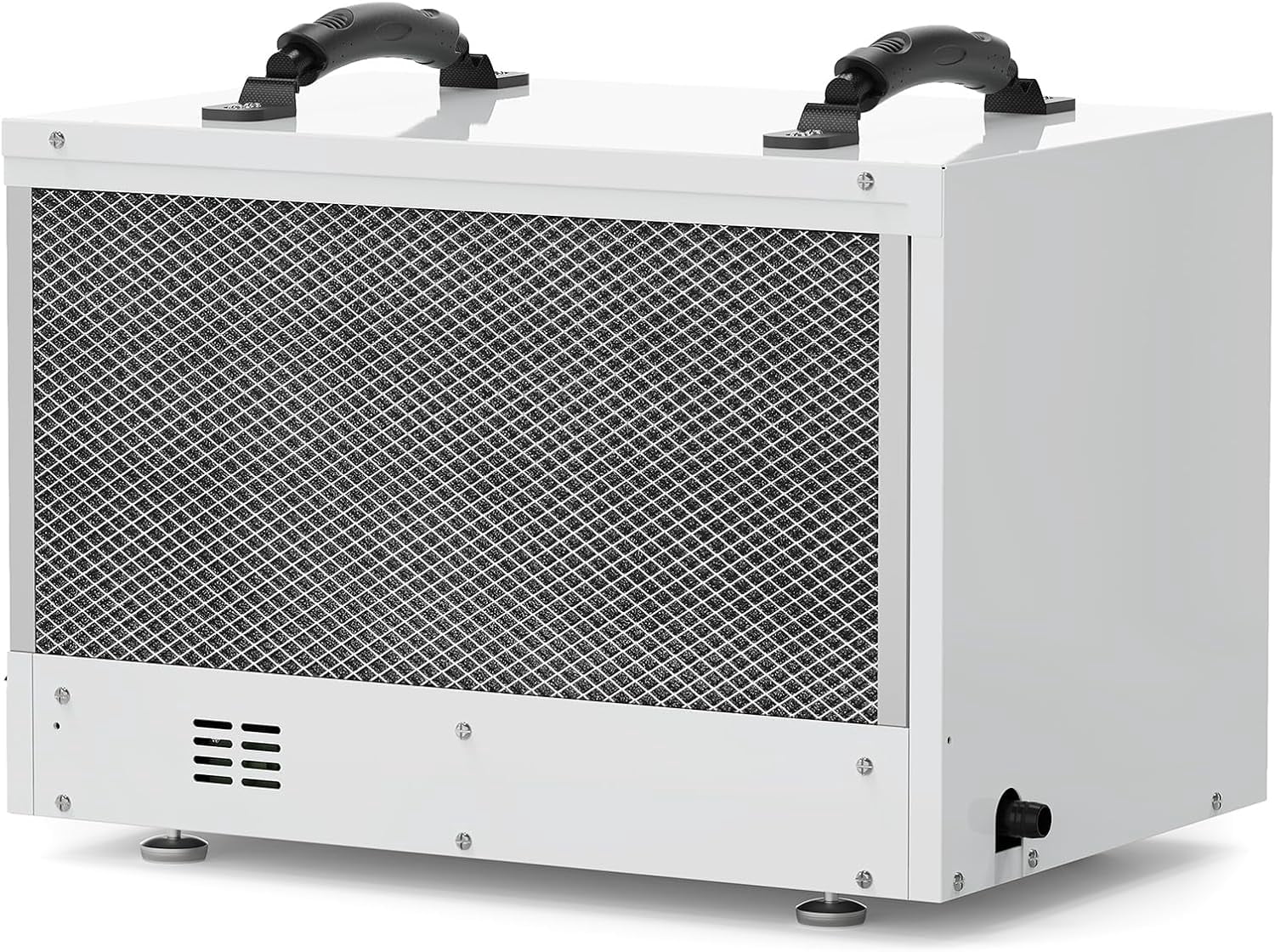 AlorAir Commercial Dehumidifier for Crawl Spaces and Basements, High-Capacity Moisture Removal with Auto Defrost (White, 120 Pints) agx7t