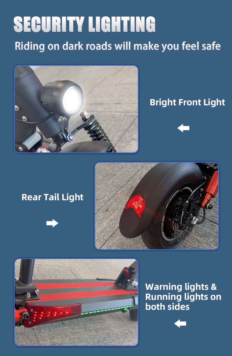 JUEXING Foldable Electric Scooter, 1200W Motor 35 MPH Commuter E-Scooter with Removable Seat (Black, 35 Miles Range) gvbd5