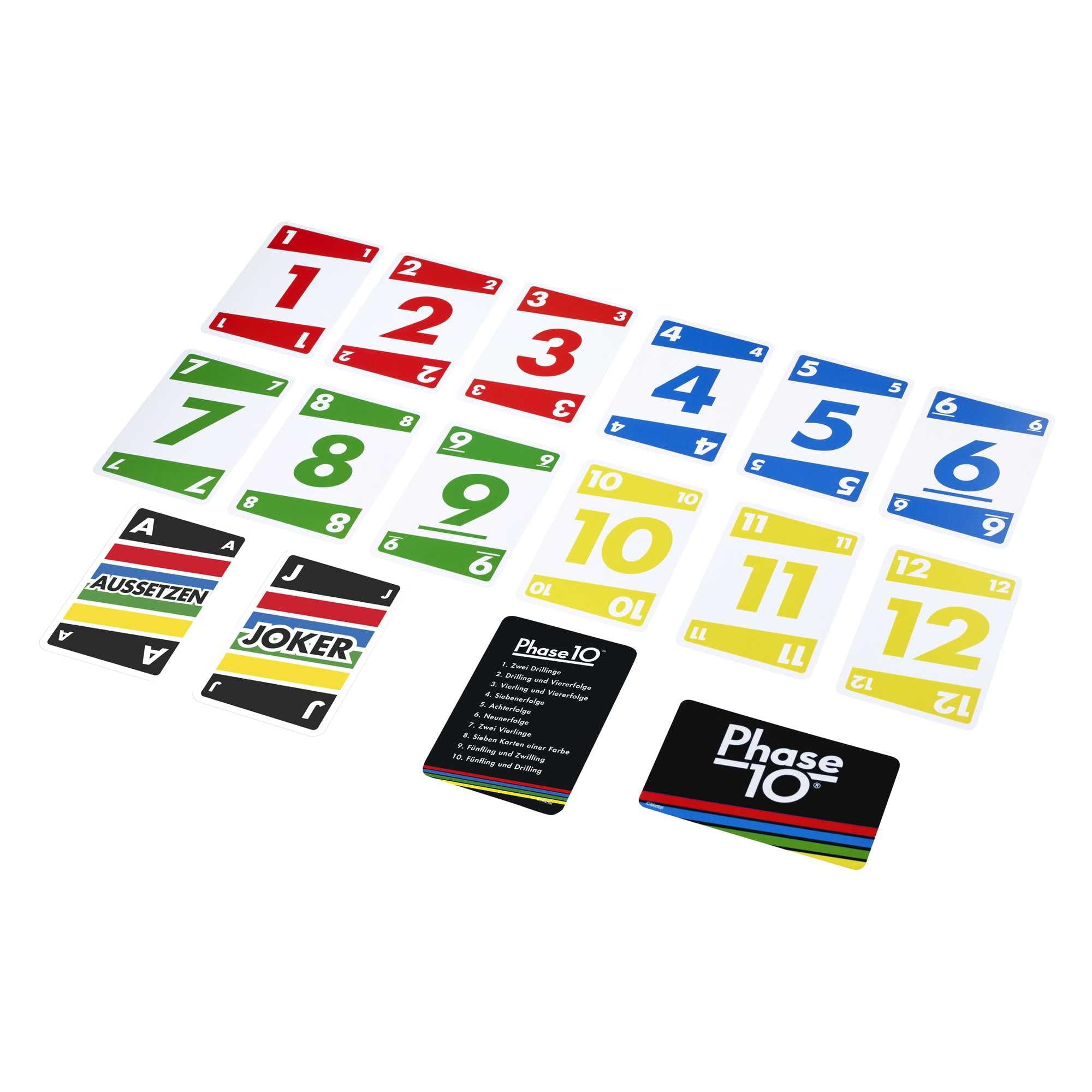 Mattel Games Phase 10 Card Game Strategy Matching Activity (2-6 Players) iojnb
