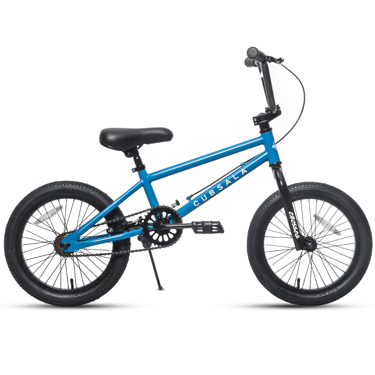 Cubsala 18 in Freestyle BMX Kids Bike for Boys and Girls (Blue, 18 in) f2stk