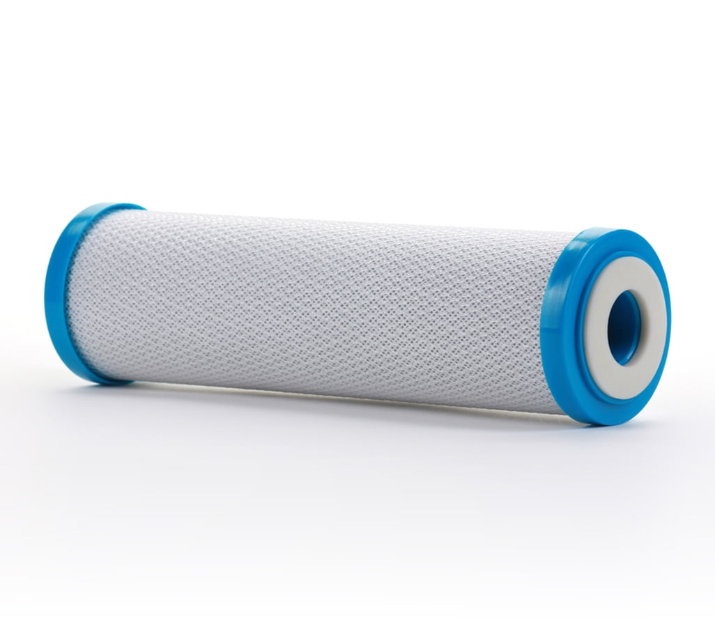 Hydronix Carbon Block Drinking Water Replacement Filter Cartridge (2 Pack, 2.5 in x 9.875 in) kv8xo