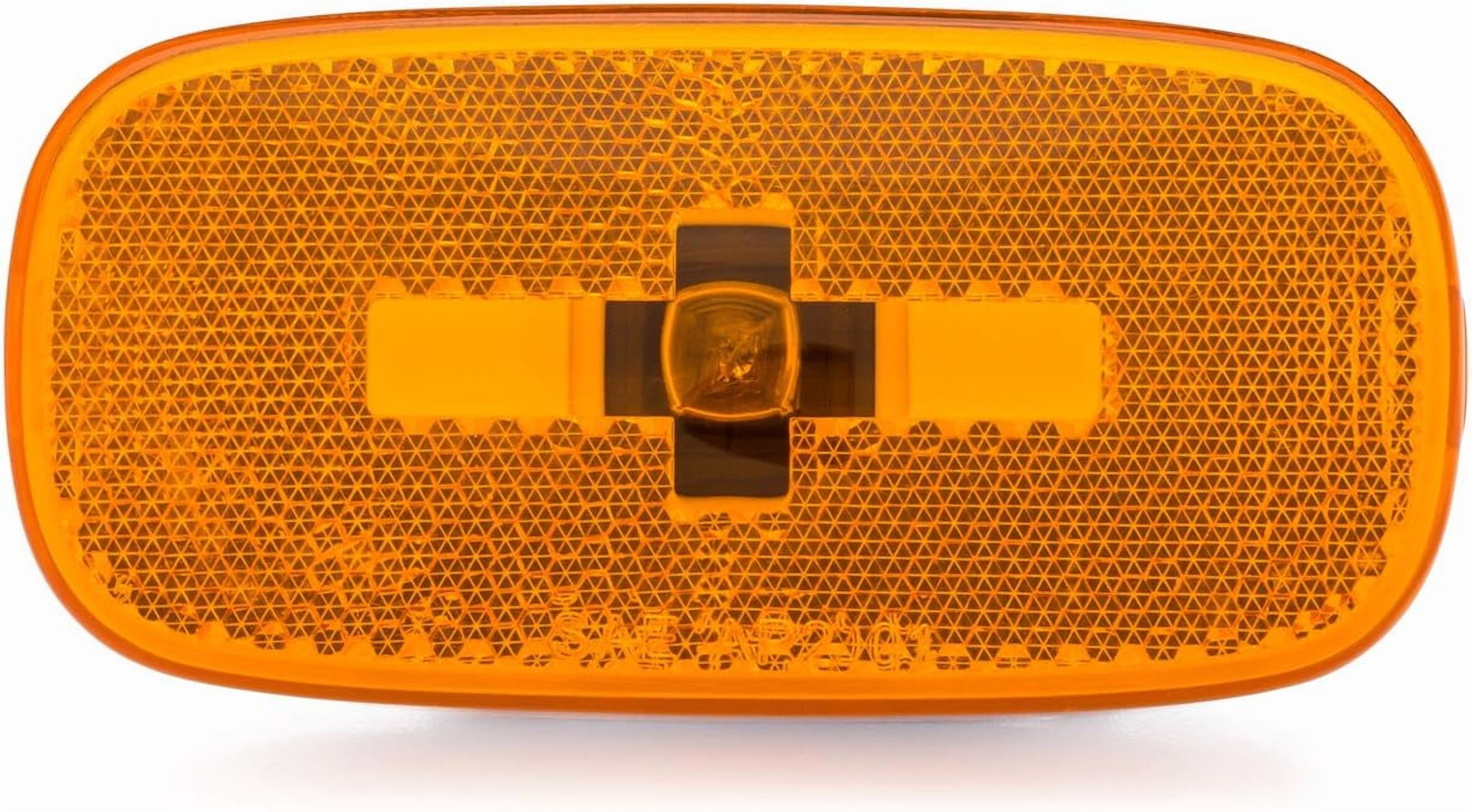 Lumitronics LED Clearance Marker Light for RV and Utility Trailer (Amber, 4 in) womlq