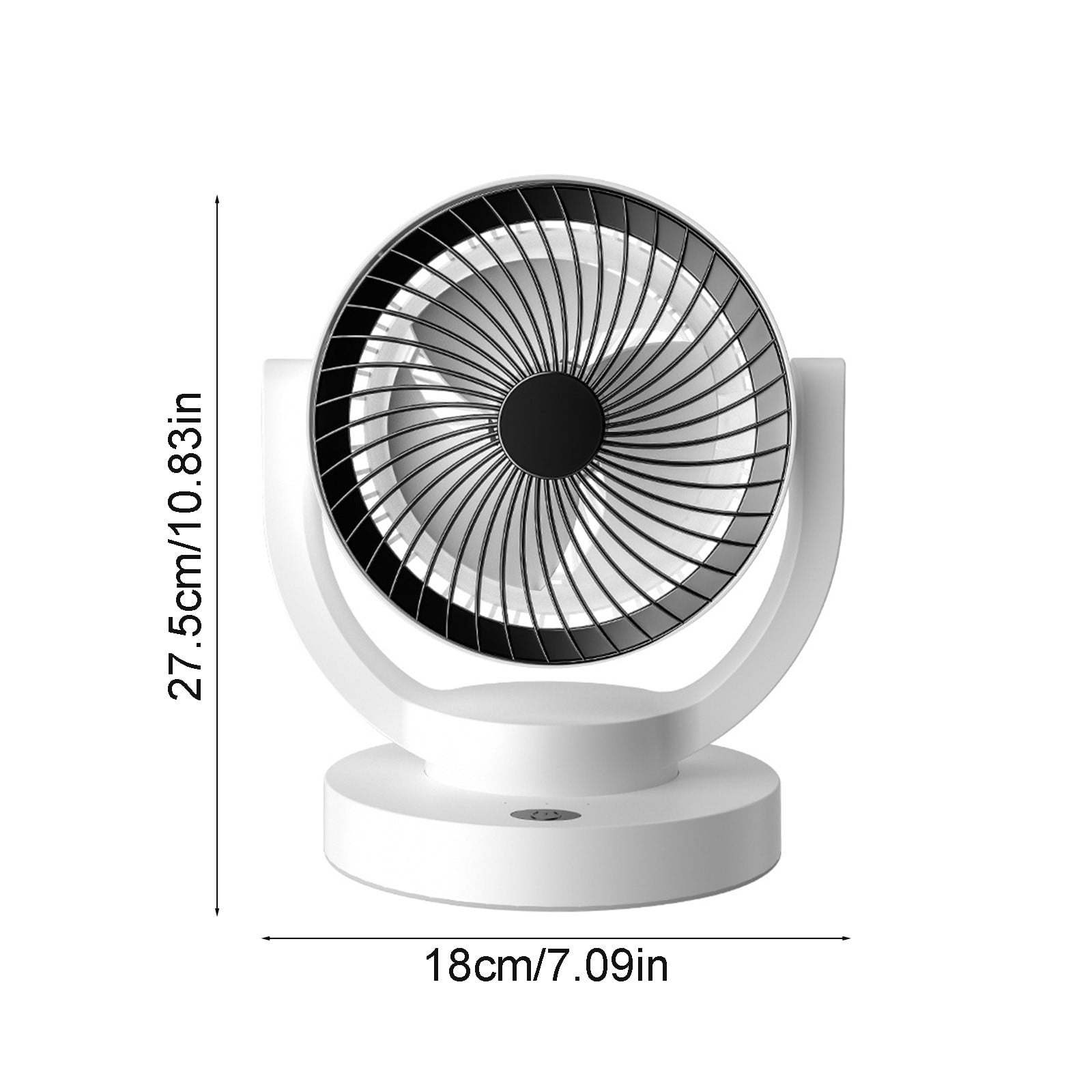 XGFHYJEH Portable Desk Fan, Quiet Electric Cooling Fan for Home and Office (White, 6 in) sdd40