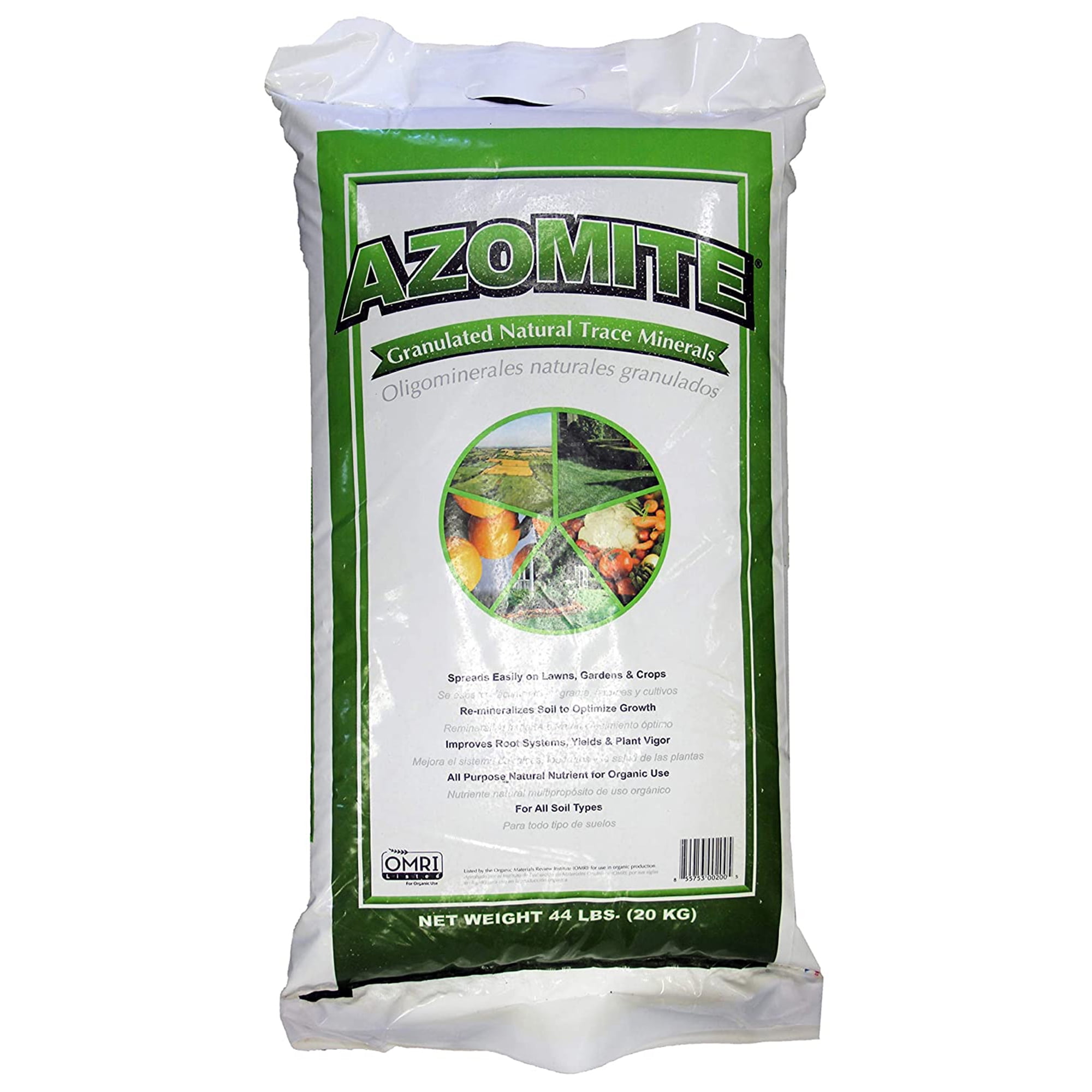 AZOMITE Granular Organic Trace Mineral Soil Additive Fertilizer (44 lb) ei6qm