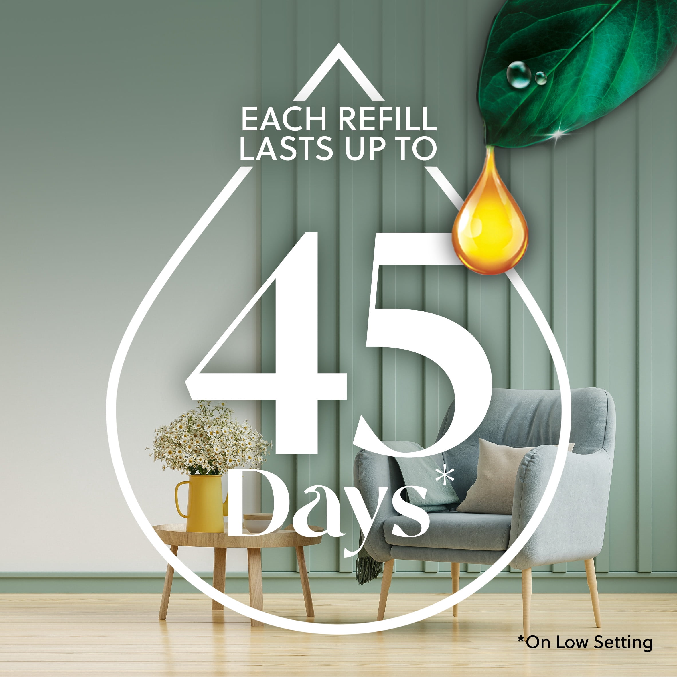 Air Wick Essential Mist Fragrance Refills, Lush Honeysuckle & Raspberry Scent, Long-Lasting Home Air Freshener (2 Count) 8wot7