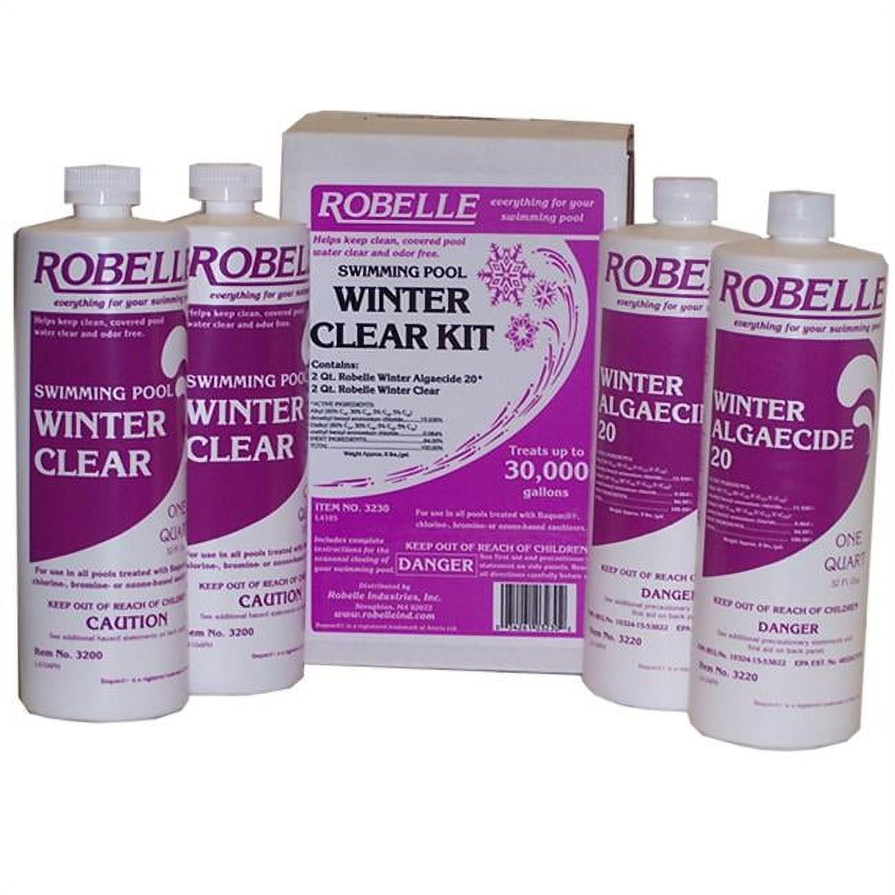 Robelle Winter Clear Pool Chemical Kit (30,000 Gallon Capacity) 1qzdz