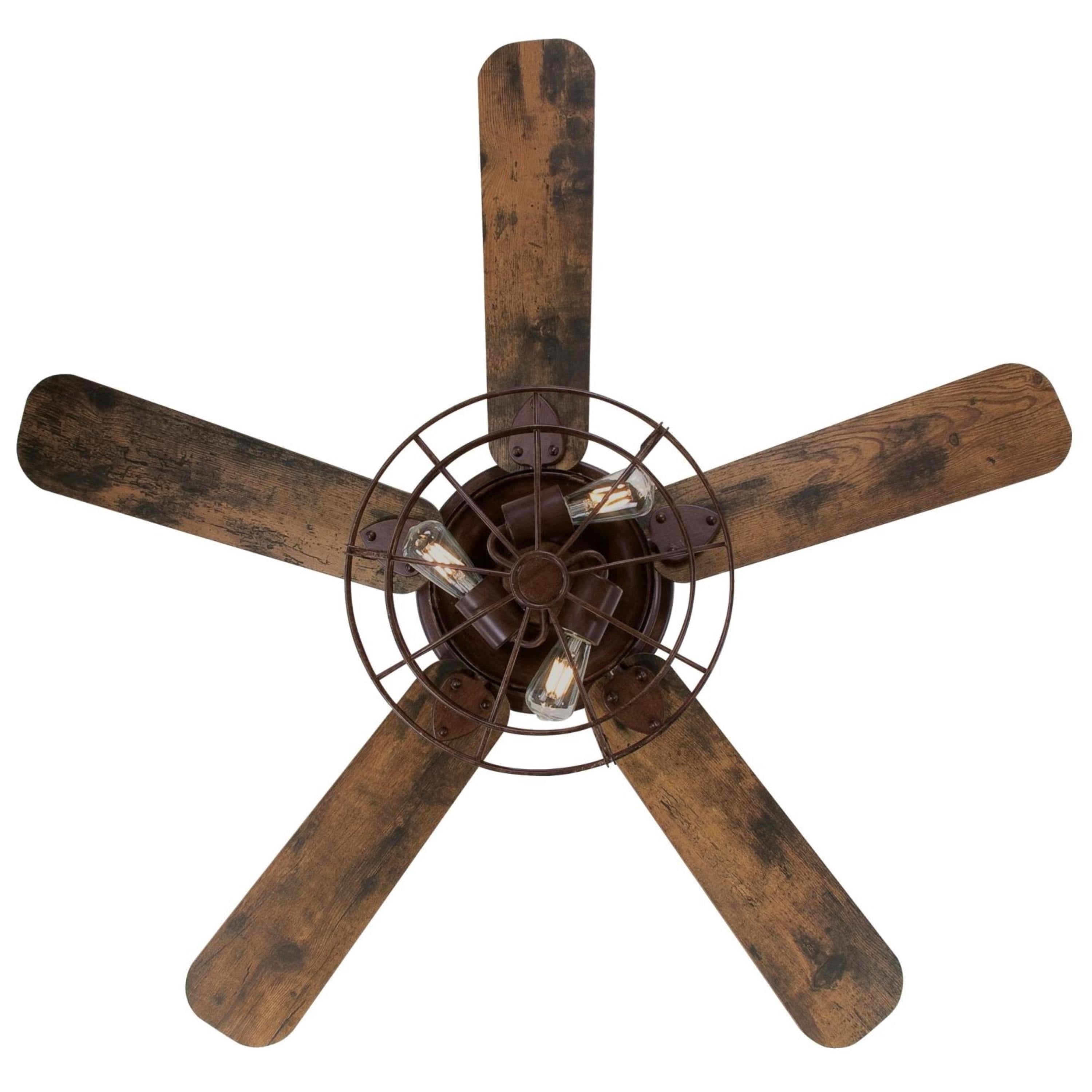 Westinghouse Lighting Barnett Smart WiFi LED Ceiling Fan (Barnwood, 48 in) qru32