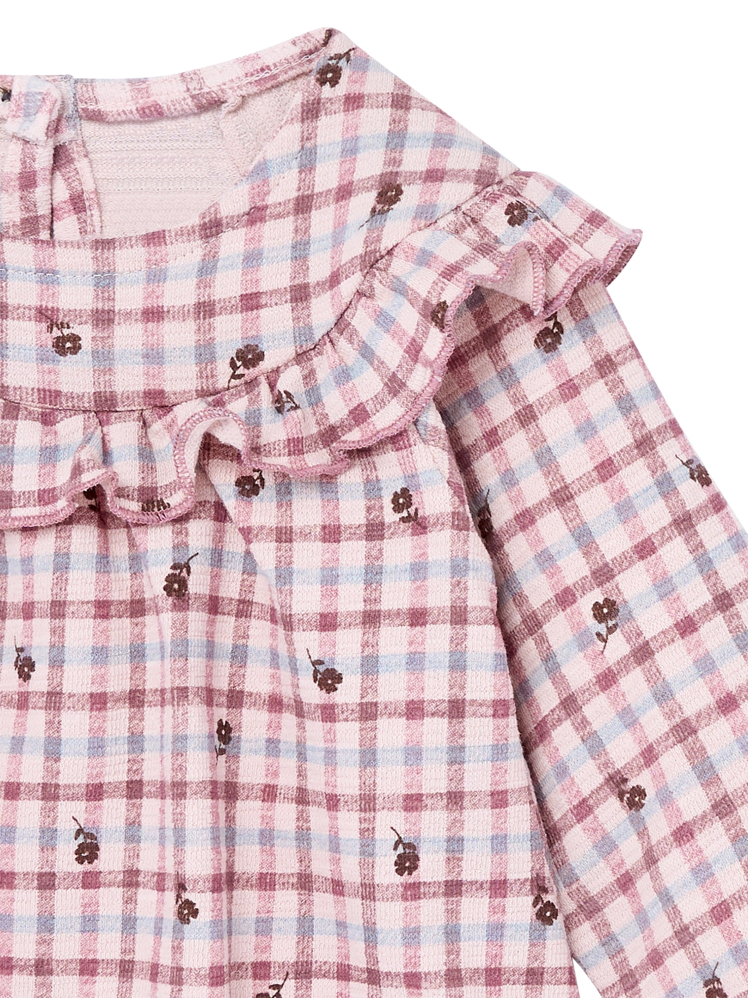 Modern Moments by Gerber Baby Girl Bubble Romper and Tights Outfit Set (Pink, 0-3 Months) z45s8