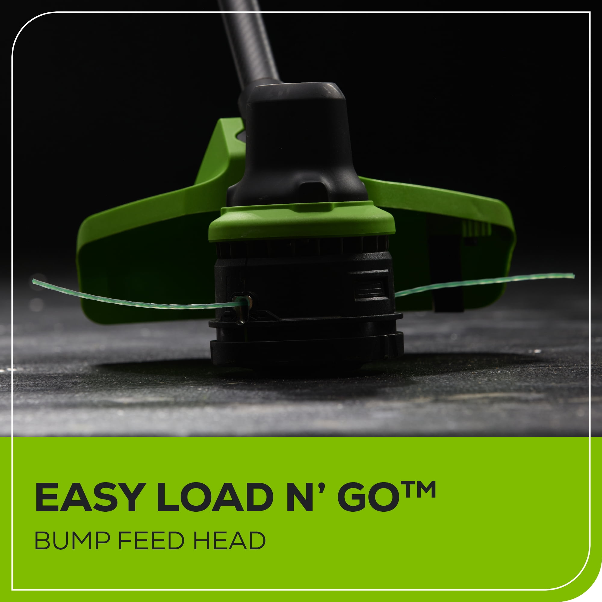 Greenworks 60V Straight Shaft String Trimmer (Green, 17 in) muq5r