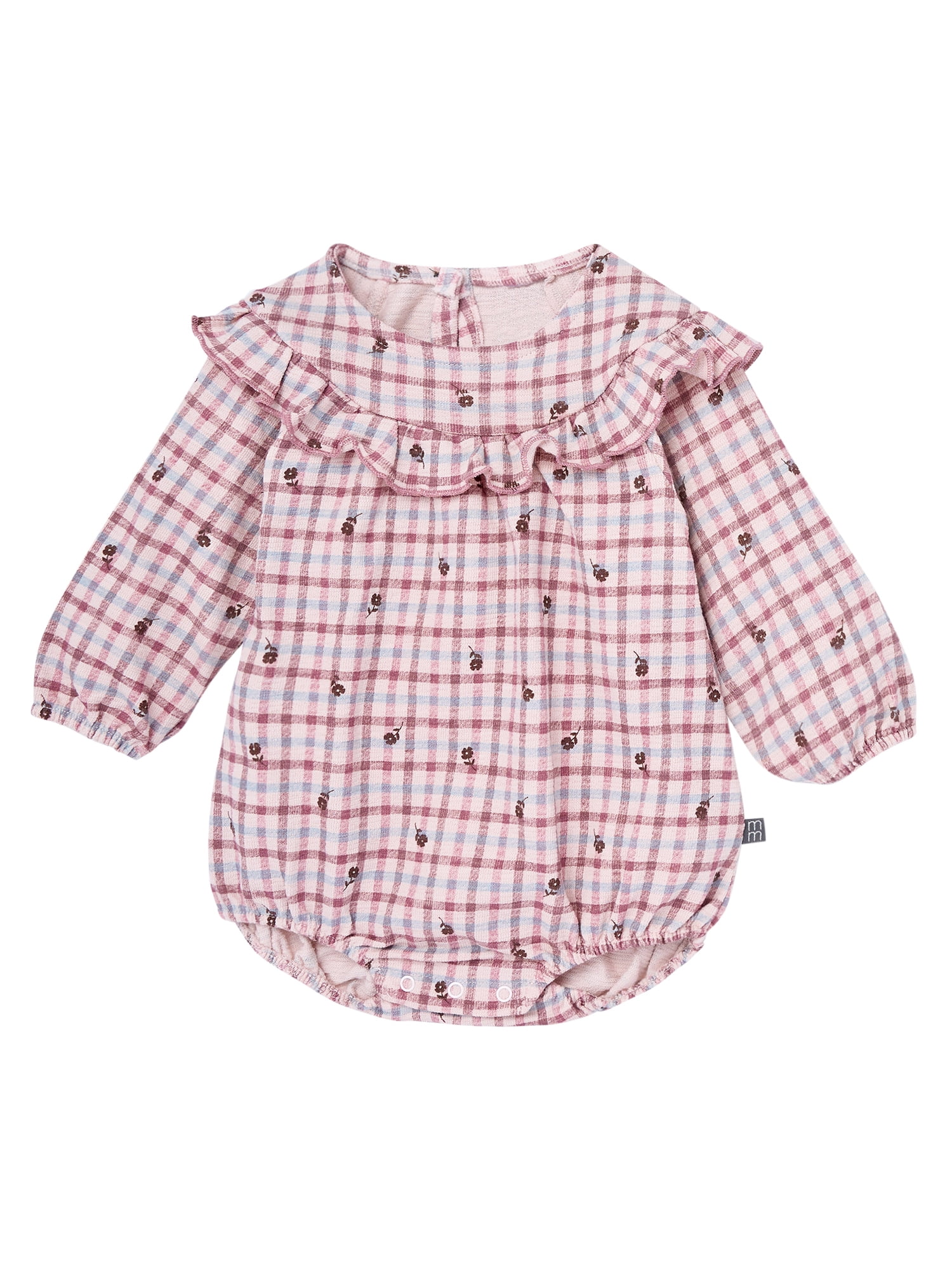Modern Moments by Gerber Baby Girl Bubble Romper and Tights Outfit Set (Pink, 0-3 Months) z45s8