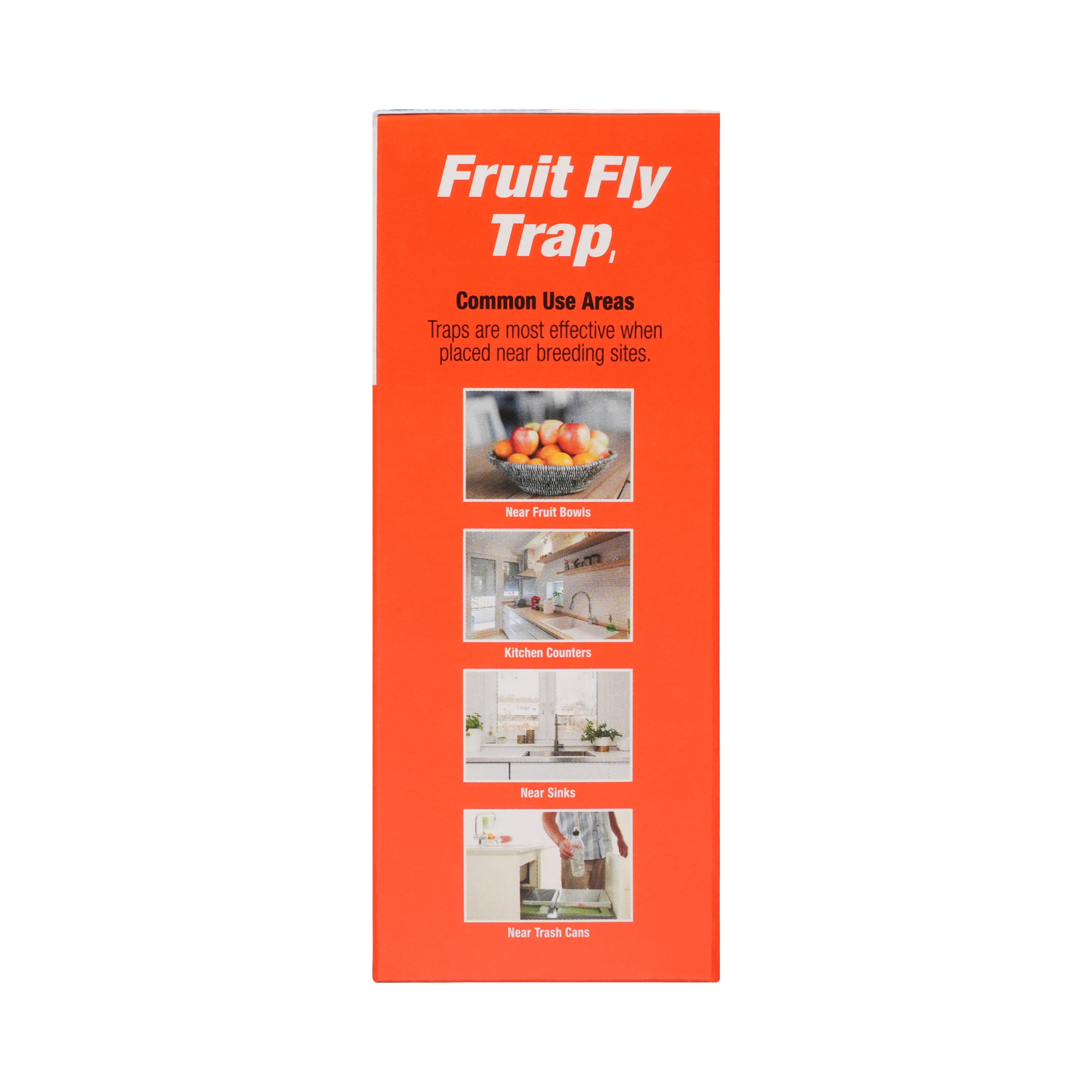 TERRO Fruit Fly Trap, Indoor Pest Control for Kitchen and Home (6 Pack) yp9gn