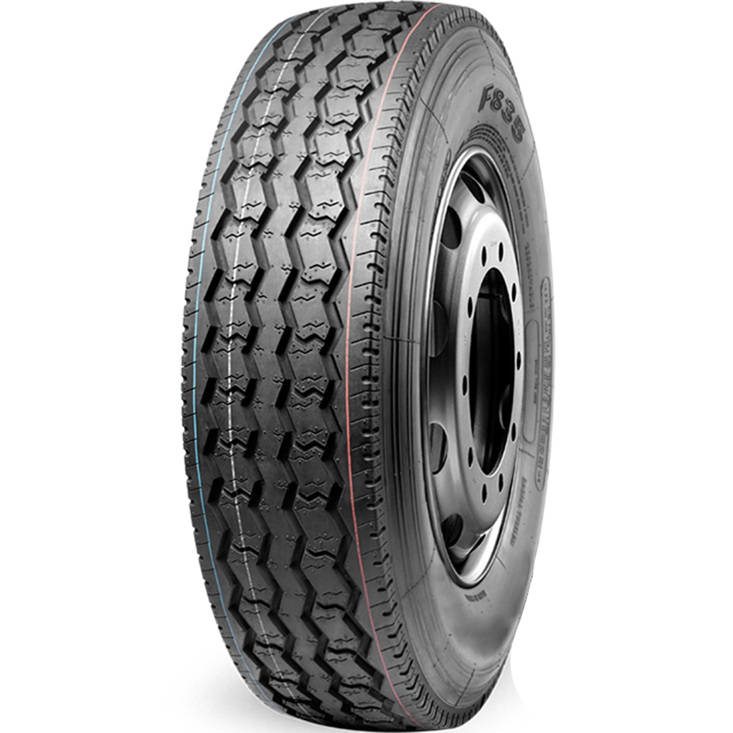Green Max F835 All Steel ST235/85R16 Trailer Tire (Black, 14 Ply) q3b14