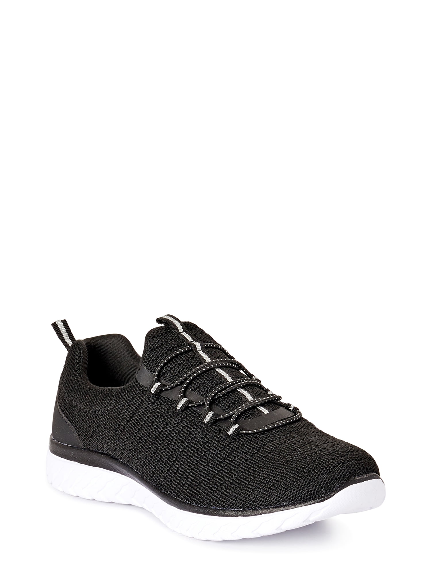 Athletic Works Women's Bungee Slip On Sneakers, Lightweight Comfort Walking Shoes (Grey, 8 US) kn3m5