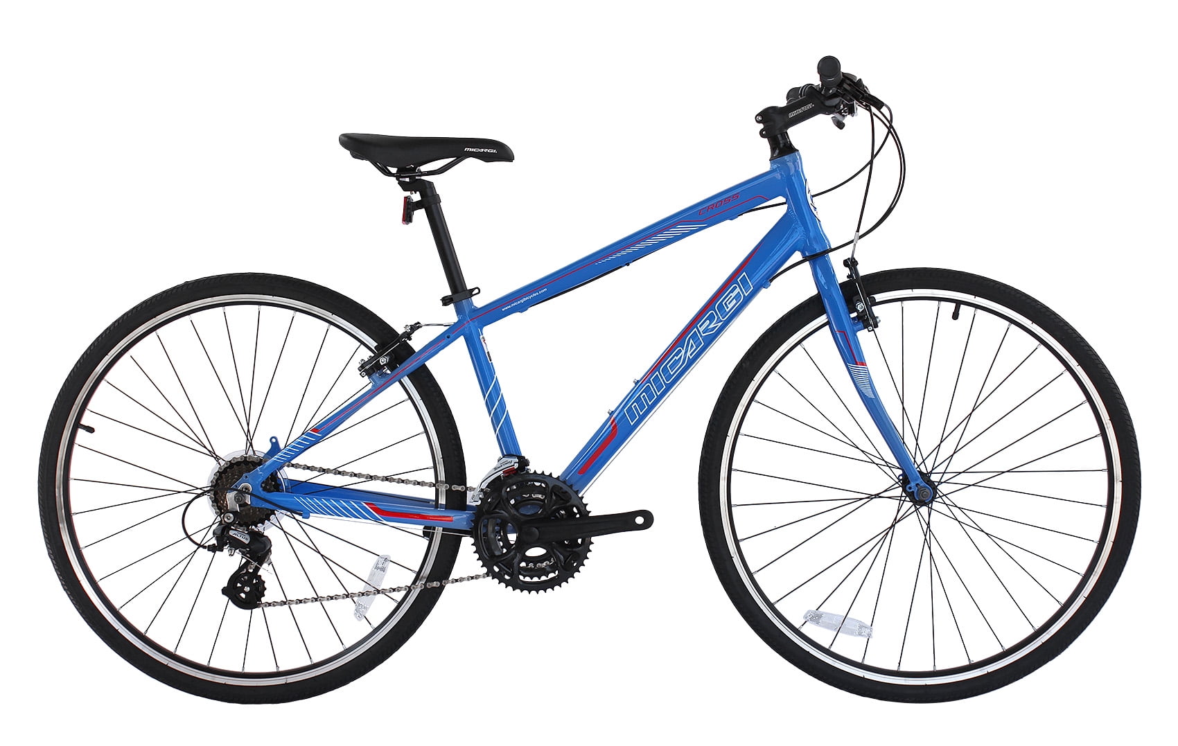 Micargi Cross Hybrid Bike Lightweight Commuter Fitness Bicycle (15.4 in Frame) 9emxc