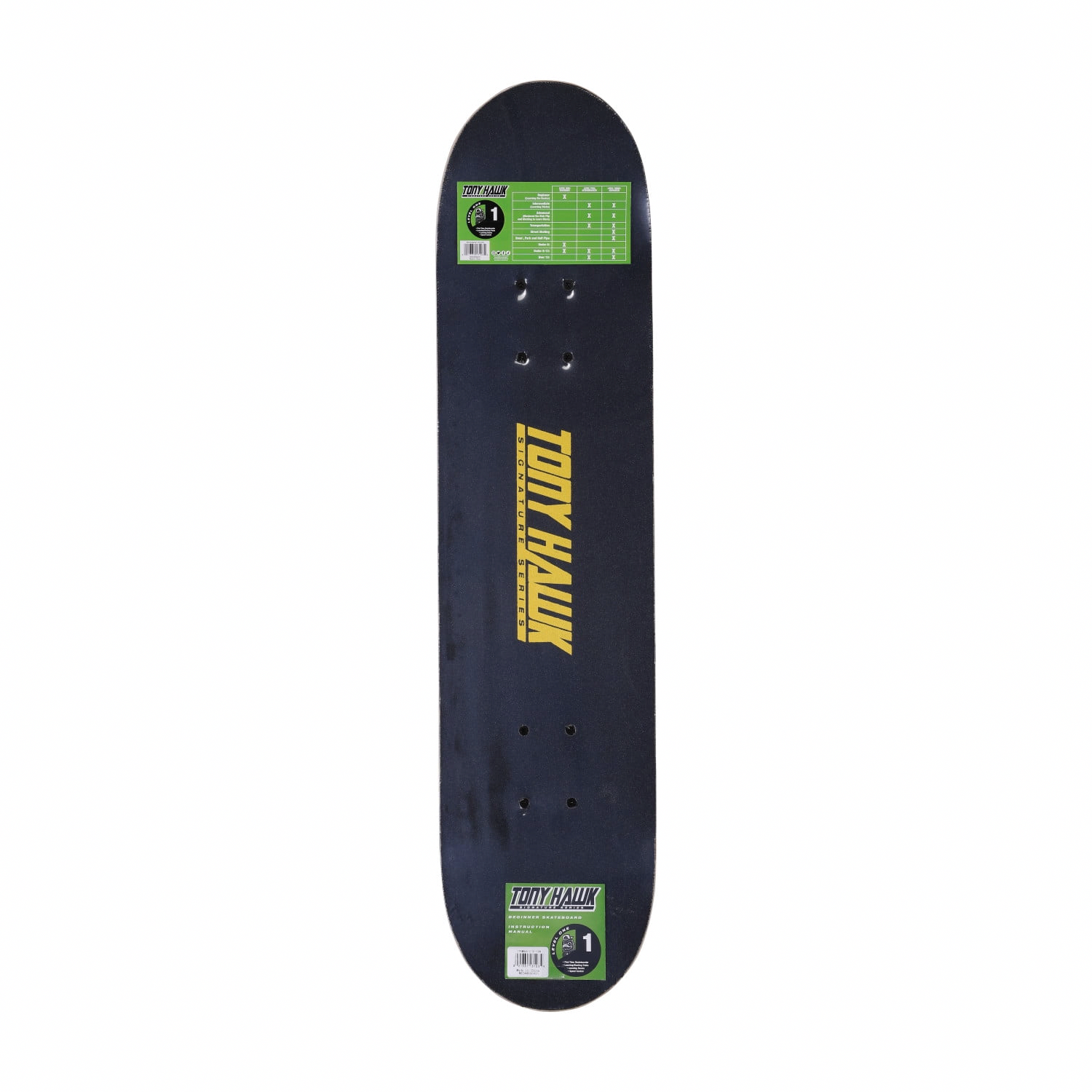 Tony Hawk 31-inch Complete Skateboard for Beginners (Black, 31 in x 7.5 in) 6wzhj
