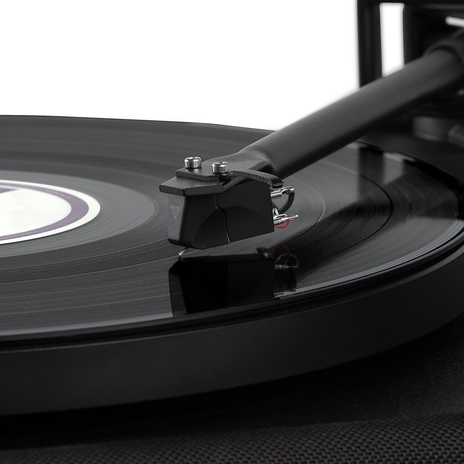 Victrola V1 Premium Stereo Turntable System with Built-in Speakers (Espresso) stusn